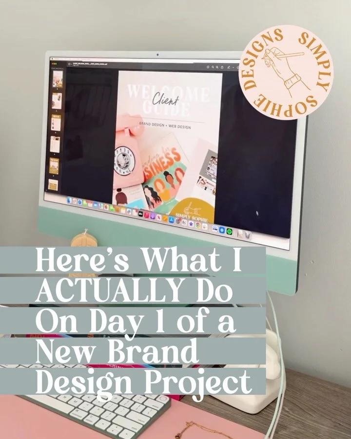 Starting a brand + website design project for a floral design studio + farm and I am already looooooving the direction this one is heading in!🌙🌸

This client has such a special backstory, her love of flowers began with memories from her grandmother