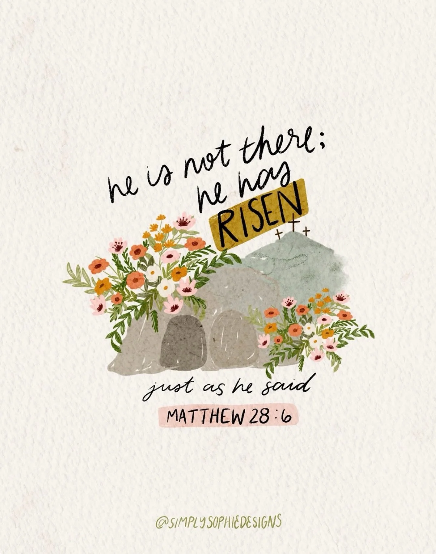 🌷HE IS RISEN🌷

John 11:25 - Jesus said to her, &ldquo;I am the resurrection and the life. Whoever believes in me, though he die, yet shall he live&rdquo;

Hallelujah He&rsquo;s ALIVE! Happy Easter!