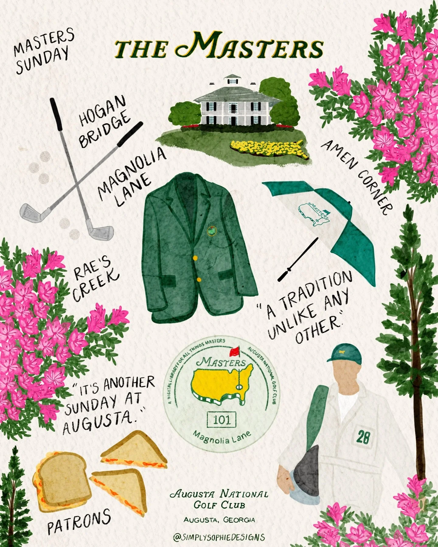 Happy @themasters week to all who celebrate! ⛳️