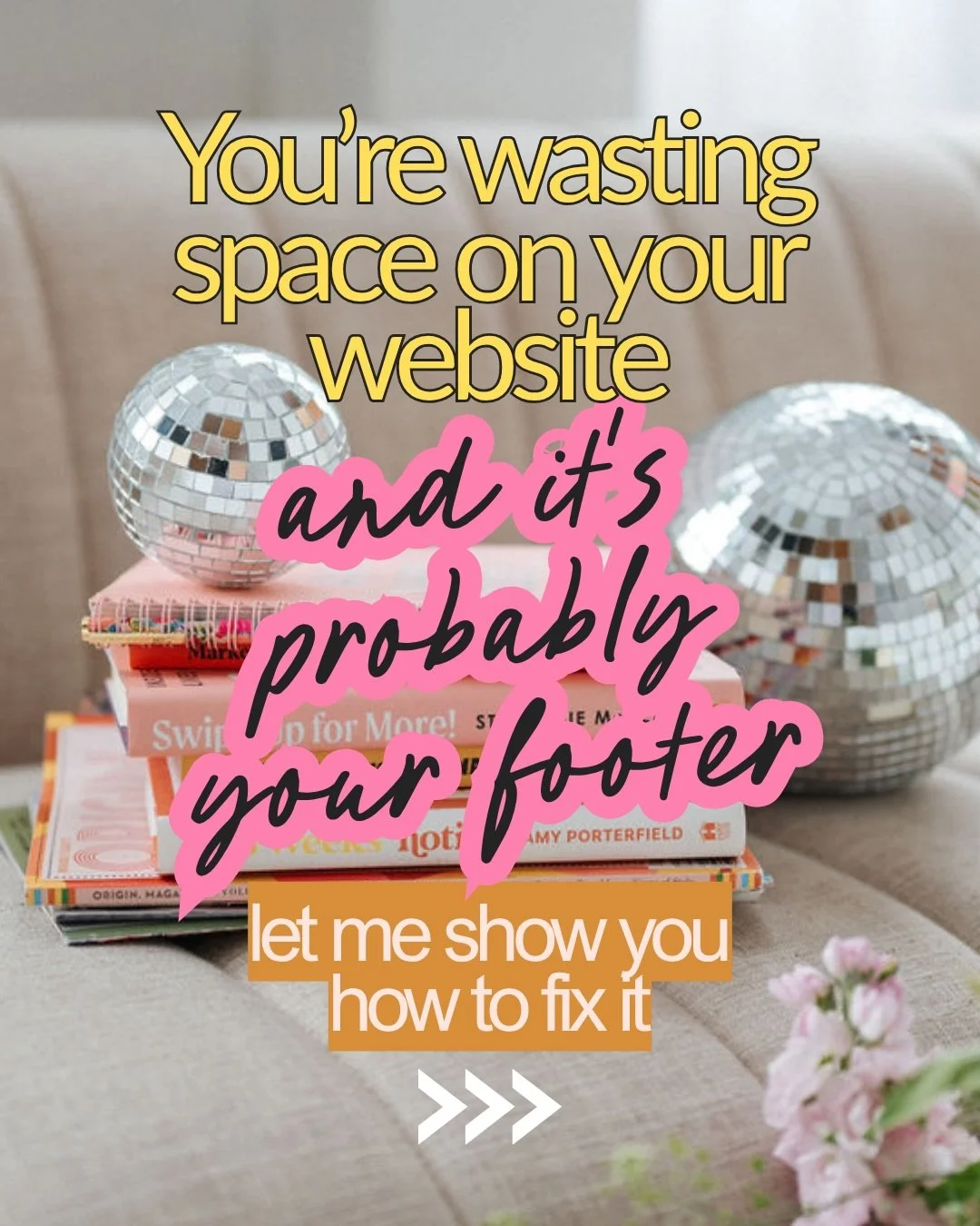 The footer is probably one of the most overlooked sections of a DIY web design, but as a Squarespace website designer, it&rsquo;s one of the FIRST PLACES I design for my clients.

Your footer is one of the last things people see before they leave you
