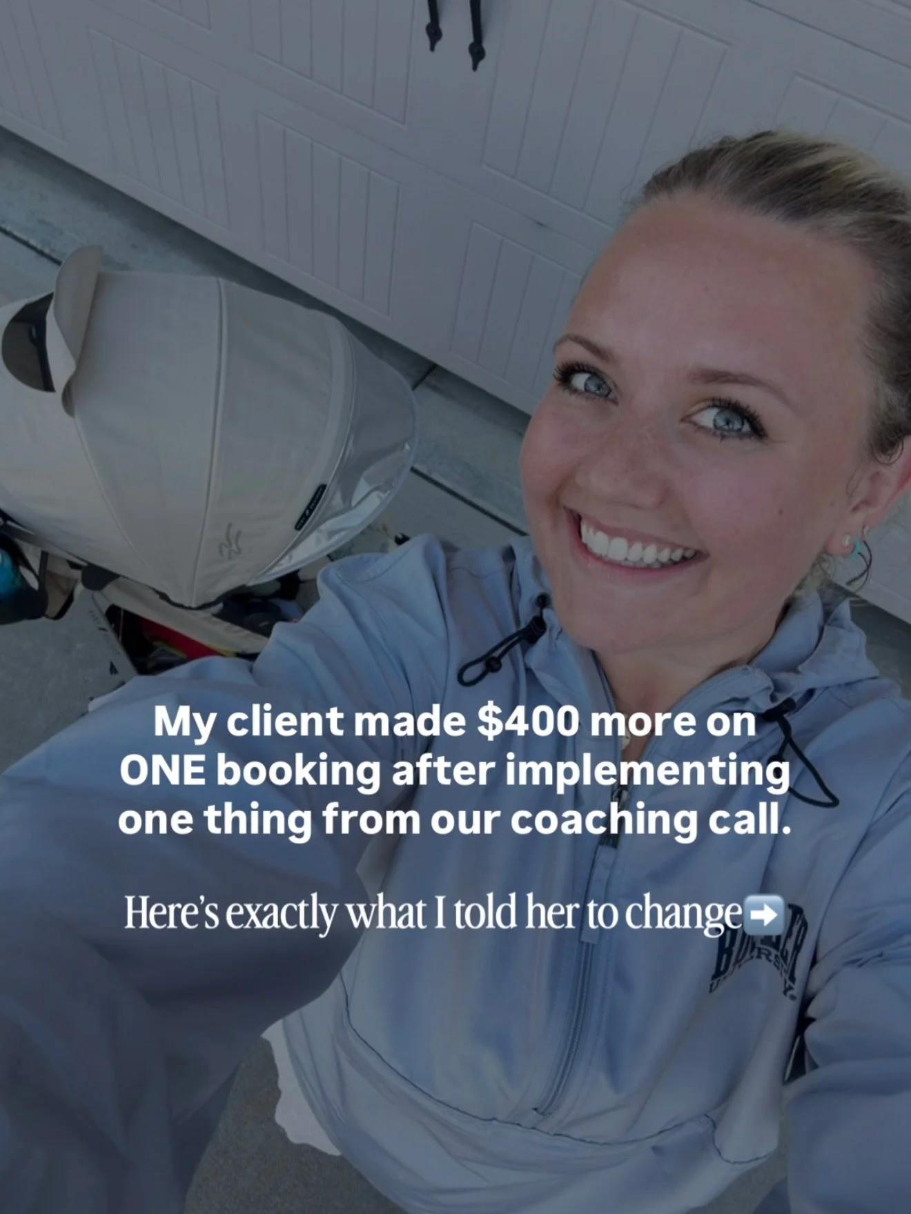 One recommendation from one strategy session turned an $850 booking into a $1,250 booking!!!!!✨

The business was already booking clients and doing great work, but they knew there were parts of their client process that could be smoother, more strate