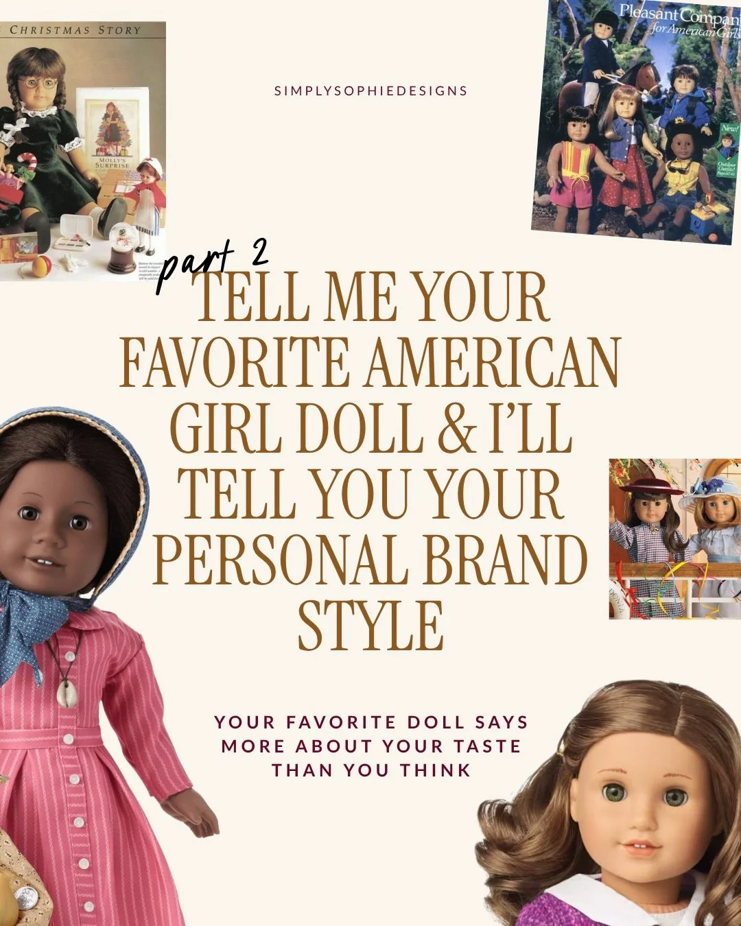 PART 2!!! The more I make these, the more obvious it is that every girl had such a distinct little brand world of her own.

The colors, clothes, personality, story, accessories + all those tiny visual details worked together so well that you instantl