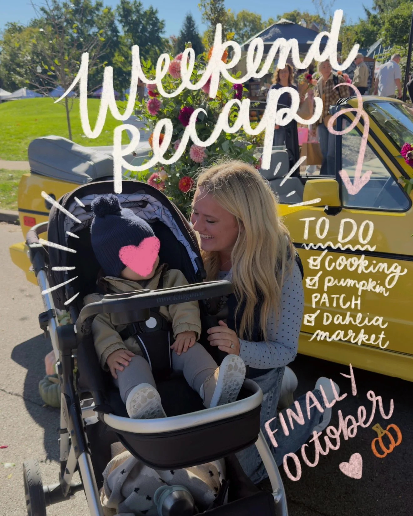 A true highlight from this weekend was taking my son to the @indianapeonyfestival first ever Dahlia Market as part of their Hoosier Market series! I&rsquo;ve been doing graphic design for IPF since 2021 and getting to brand this special event series 