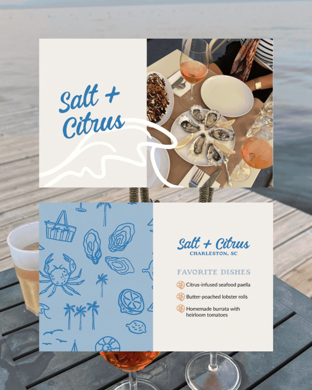 a collection of colorful branding identity examples for small businesses designed by simply sophie designs