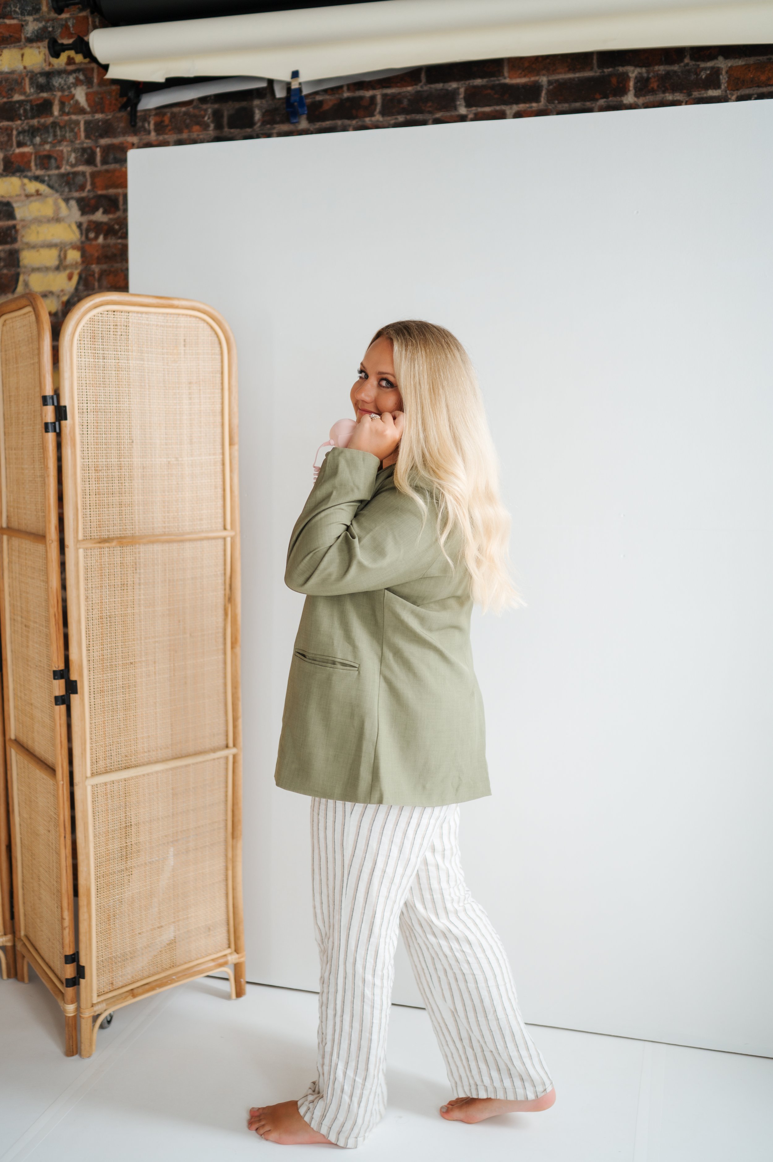 Sophie talking on a rotary phone about how great your email marketing is about to be