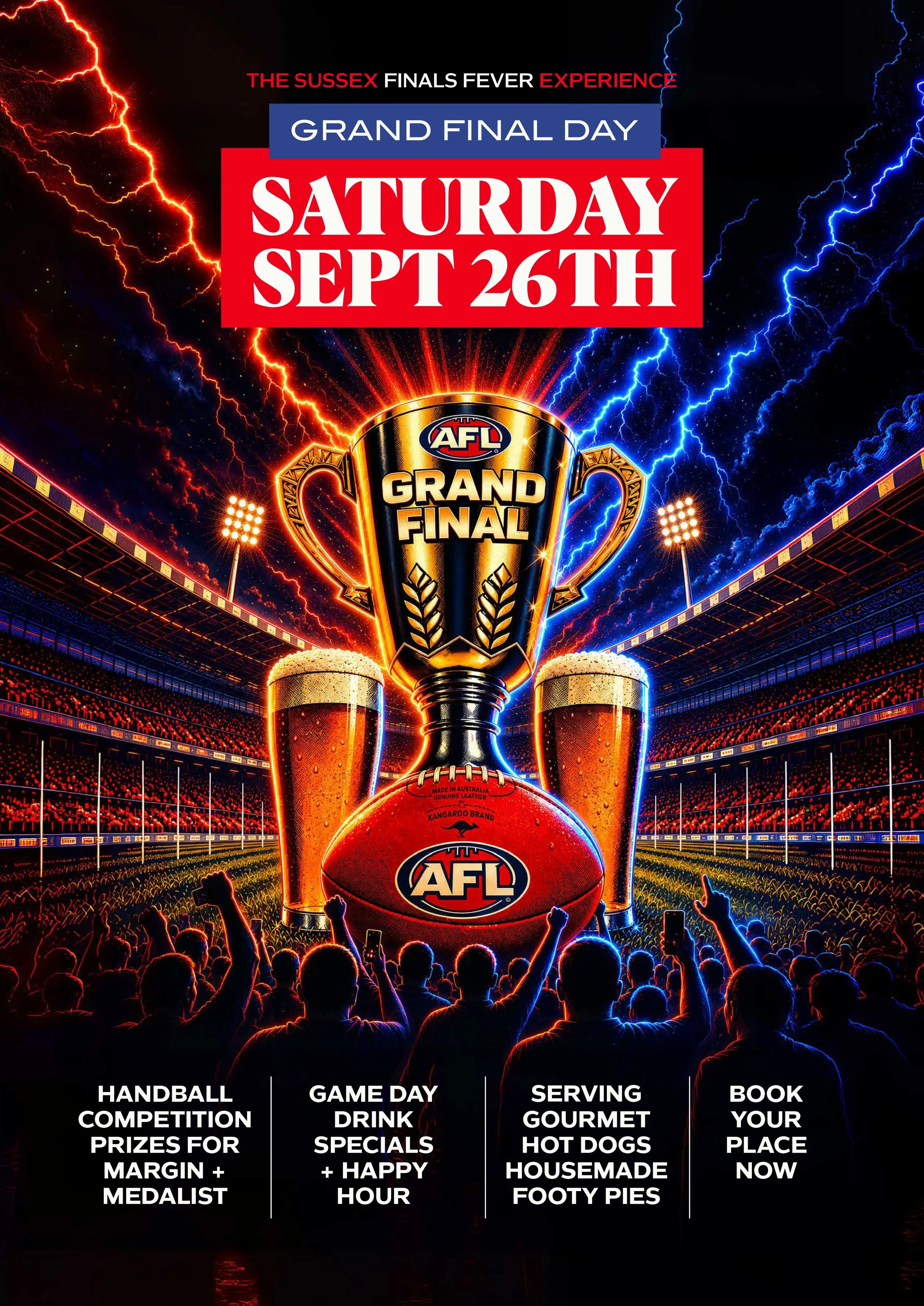 AFL Grand Final 2026 Walkerville | Sussex Hotel