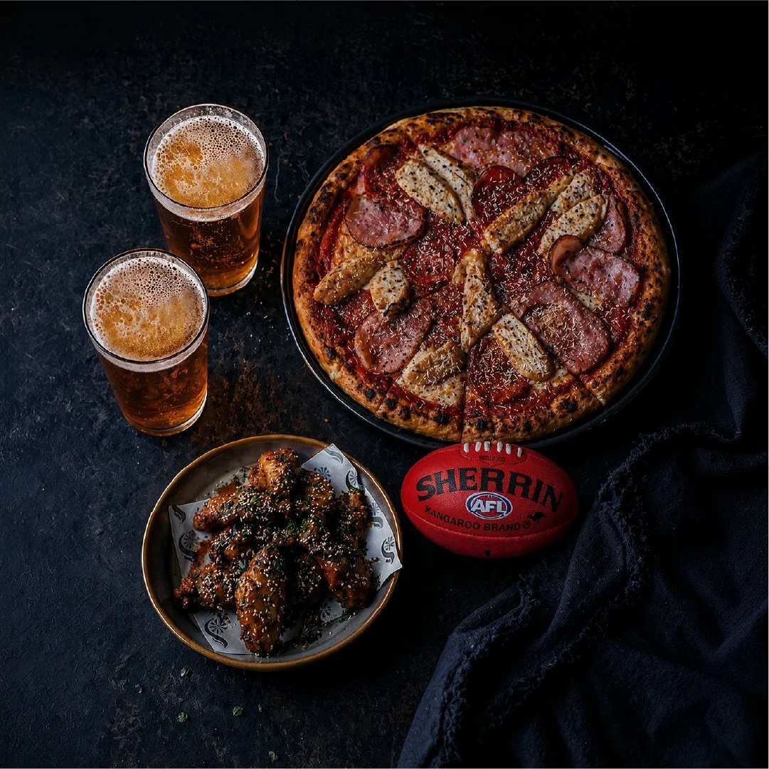 sussex thursday pizza, wings and beer night poster