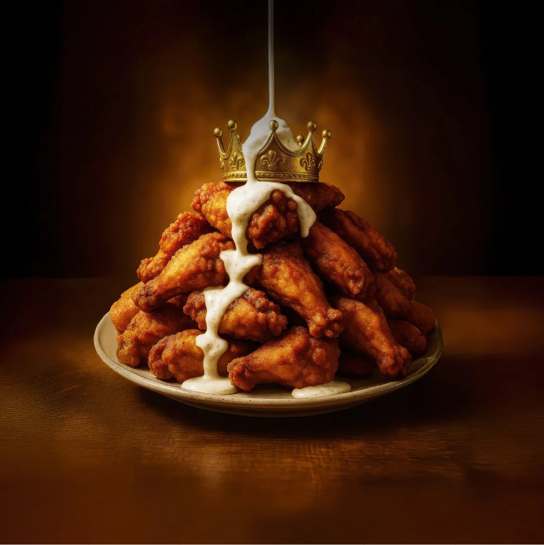 1 kilo loaded chicken wings with multiple flavours at Sussex Hotel Walkerville Tuesday special