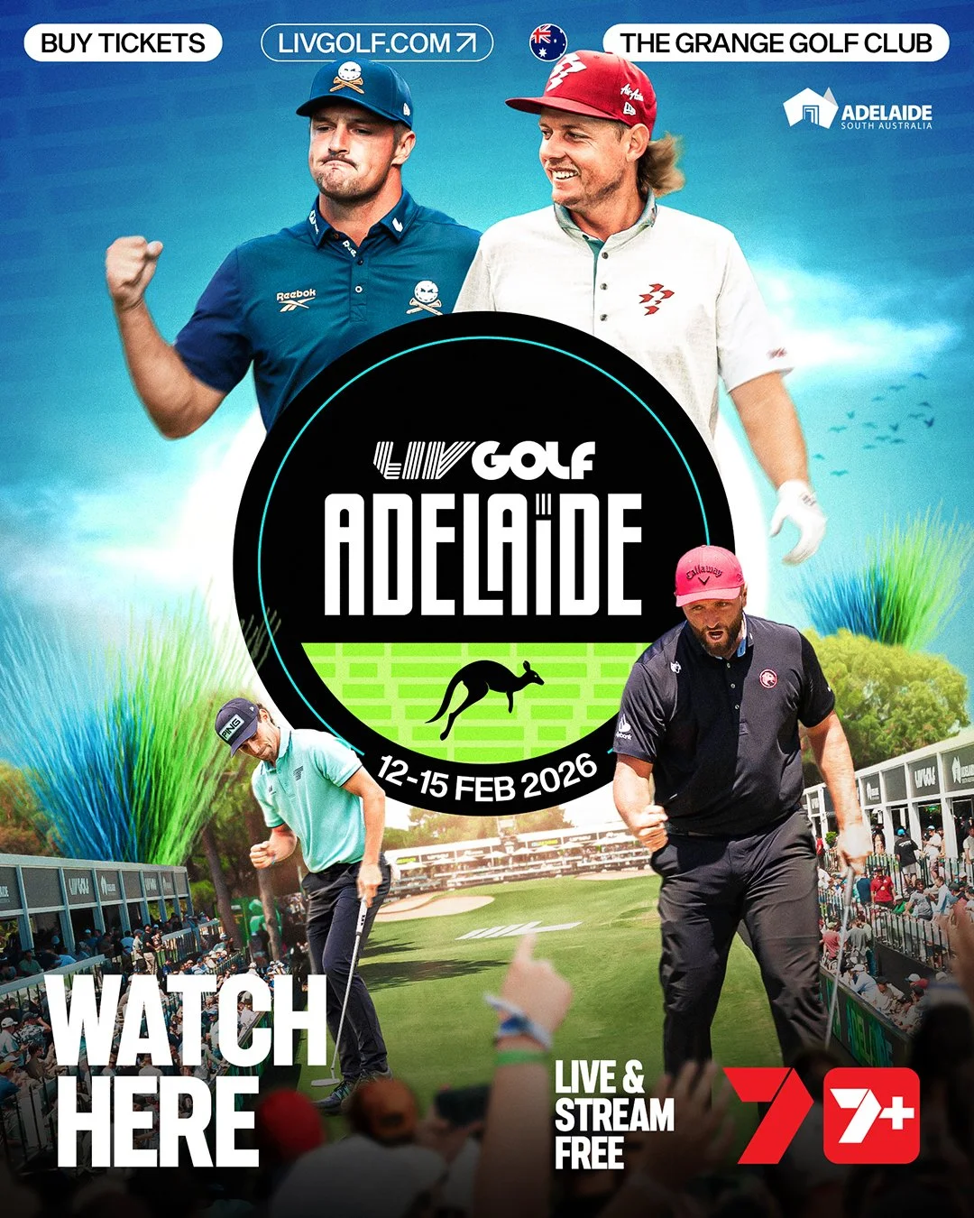 Watch Liv Golf Live from the Sussex Hotel Walkerville