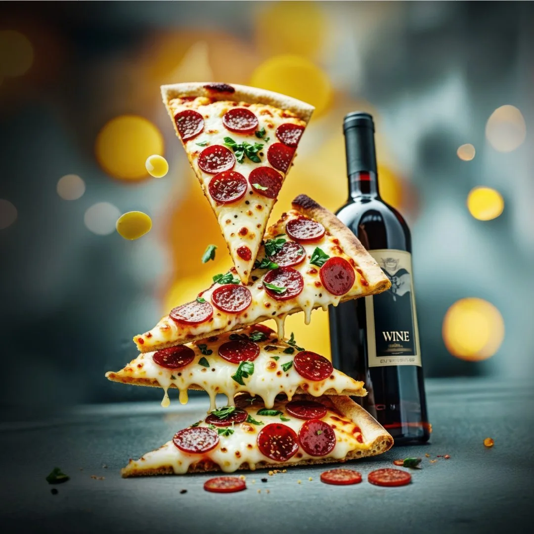Pizza and wine special with two 12-inch pizzas and glasses of wine at Sussex Hotel Walkerville Wednesday deal