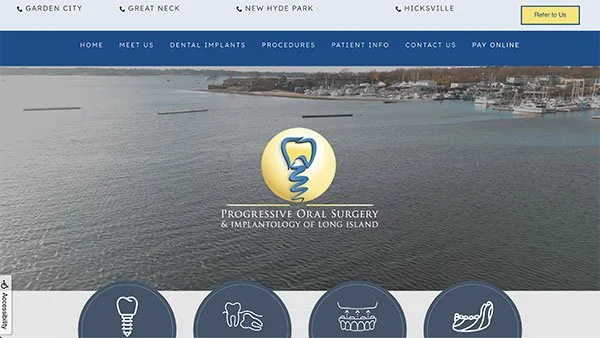 Progressive Oral Surgery Website Thumbnail