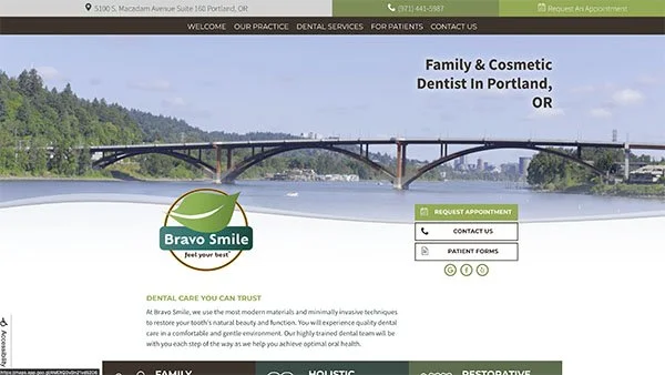 Bravo Smiles Website Thumbnail