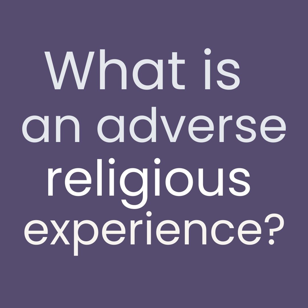 Religious trauma isn't just physical or sexual abuse. Religious systems that use control and psychological abuse methods can impact people by removing their sense of autonomy and making them feel unsafe. 

#religioustrauma #religiousabuse #spirituala