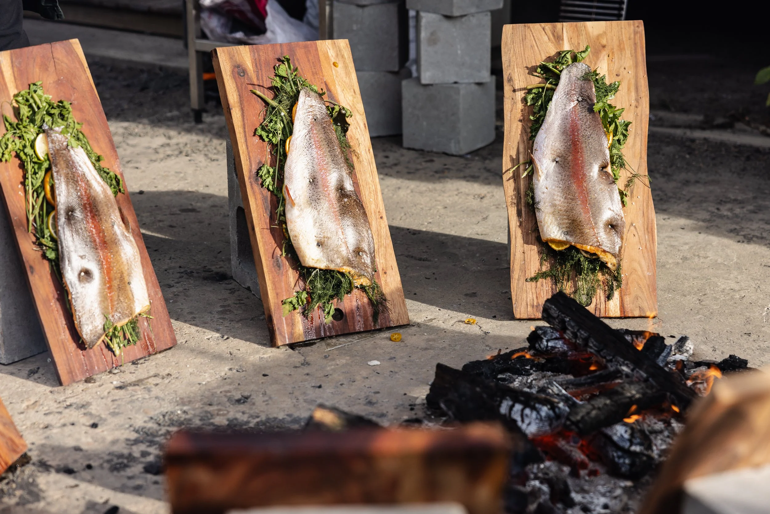 Fire + feast.