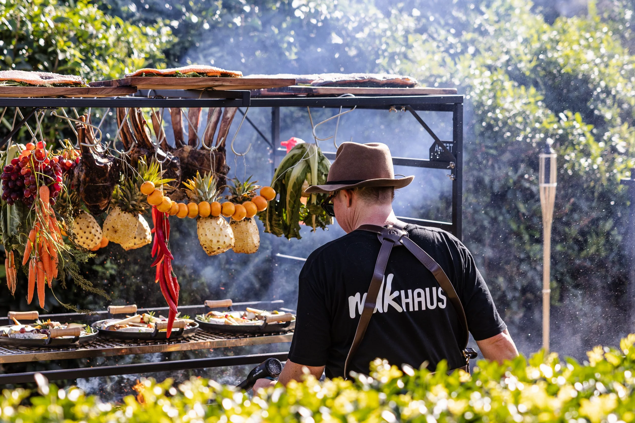 Fire + feast.