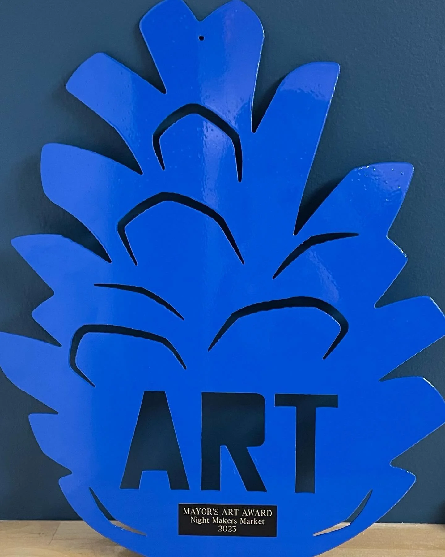 Thank you to everyone that voted and helped @thenightmakersmarket win the Mayors Art Award! This award is for every Maker, Mover , + Shaker that has joined us over the past two years journey! 
We love bringing artists to the community and helping sup