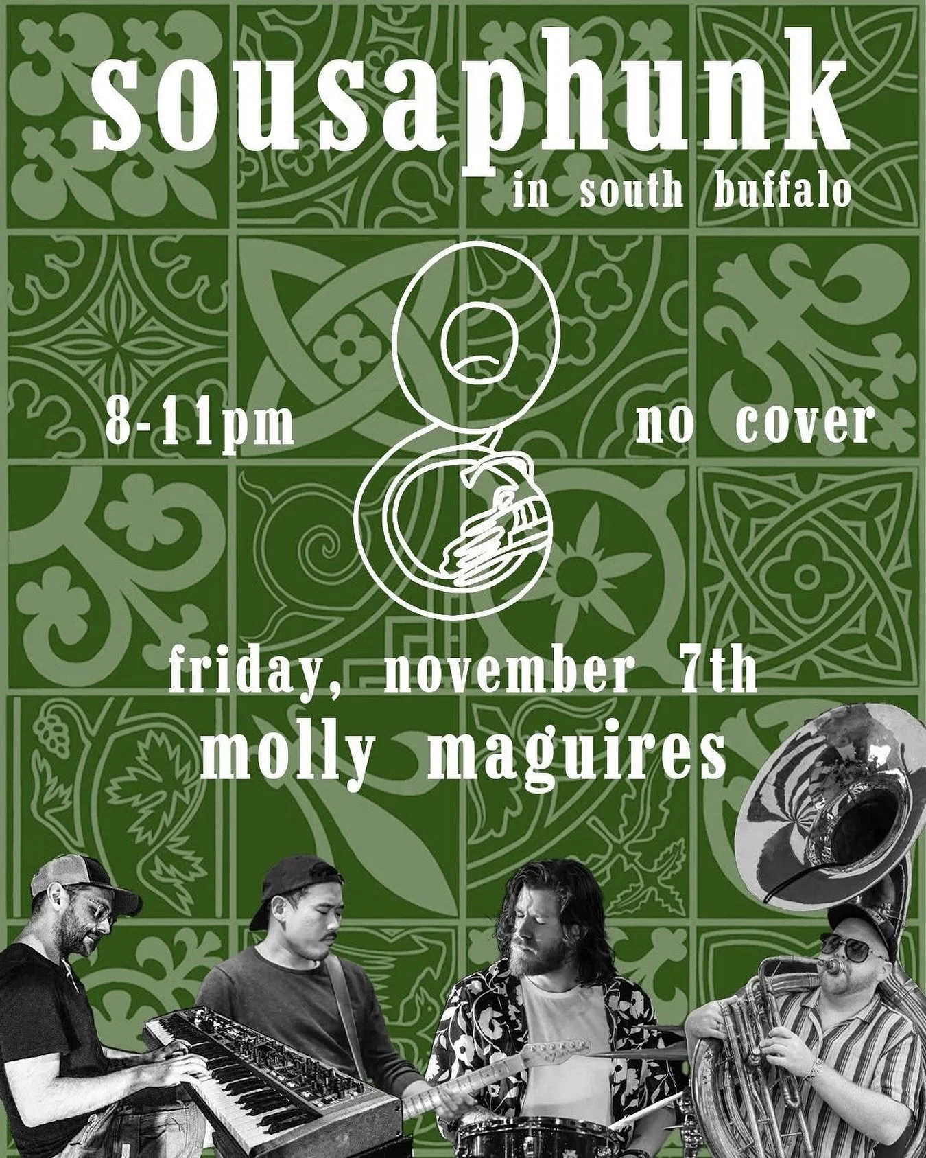 this friday, we&rsquo;re getting weird in south buffalo

8-11pm, live at molly maguires 

no cover, with our friends max davis &amp; josh english

#buffalo #southbuffalo #buffalomusic