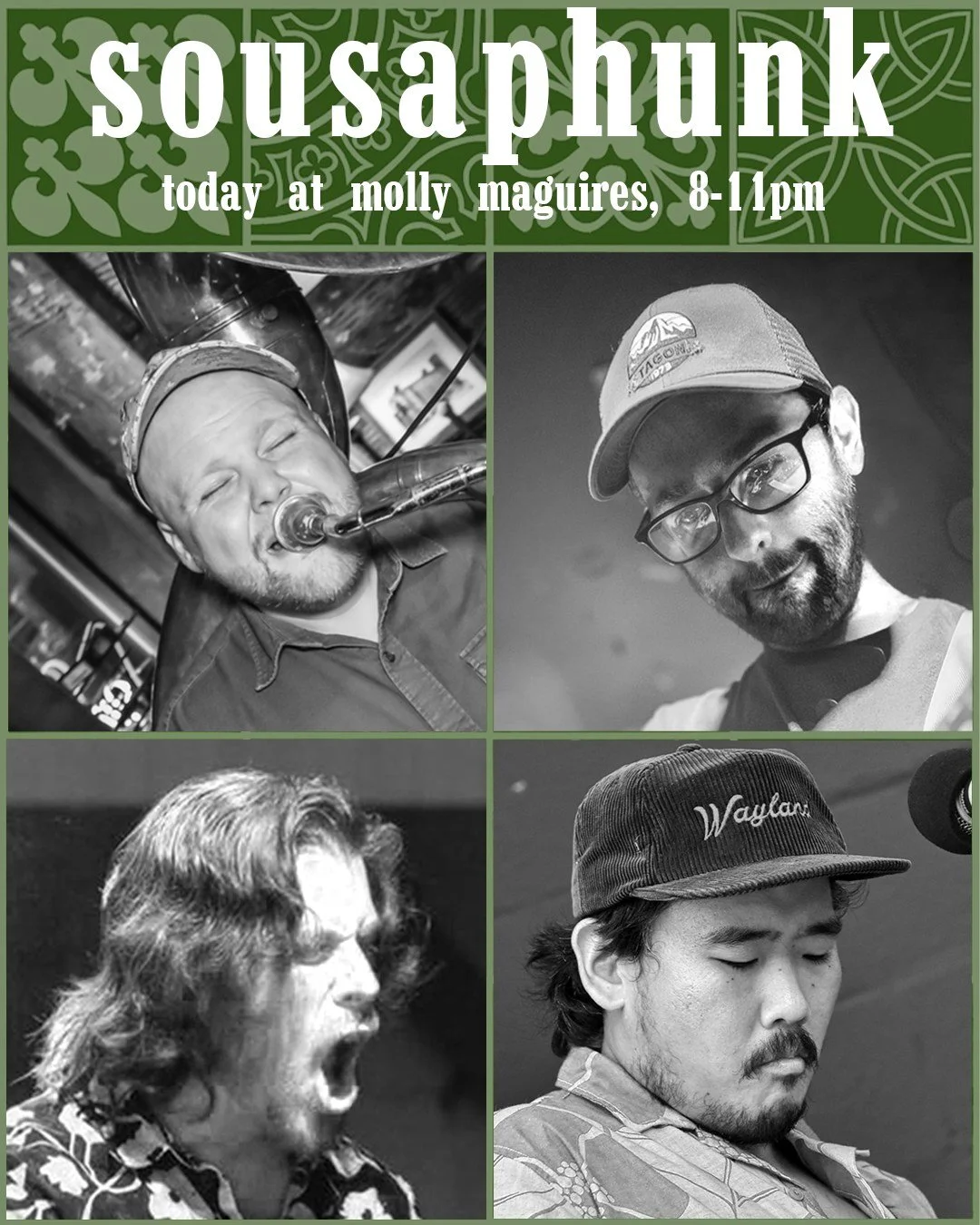 these phaces of phunk are in south buffalo tonight

at molly maguires from 8-11pm 

free show, come on thru

#southbuffalo #buffalony #buffalove