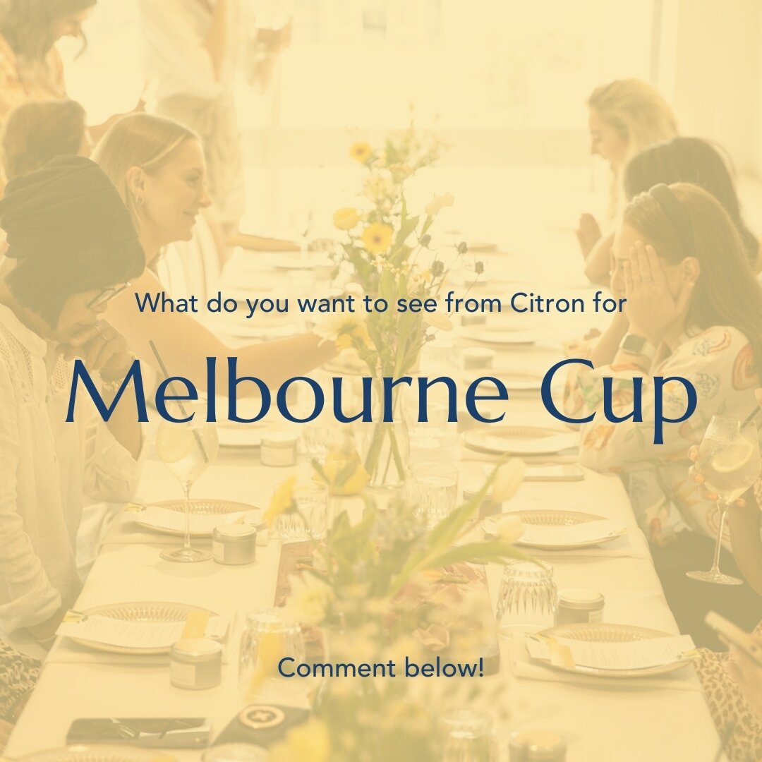 We want to know what you would like to see from us for the Melbourne Cup! 🏇⁠
⁠
Please leave your suggestions below 👇