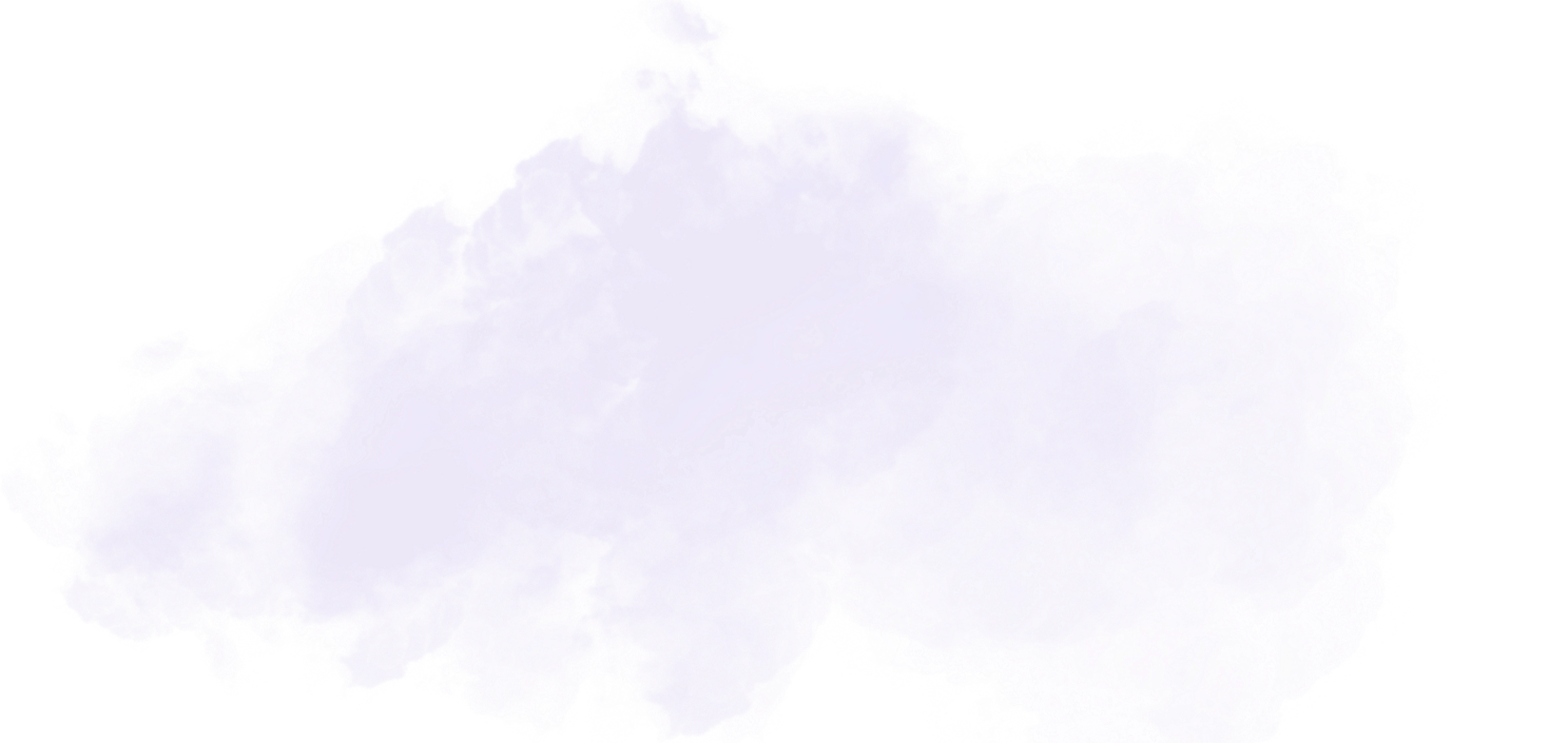 A large cloud of purple-colored smoke or vapor.