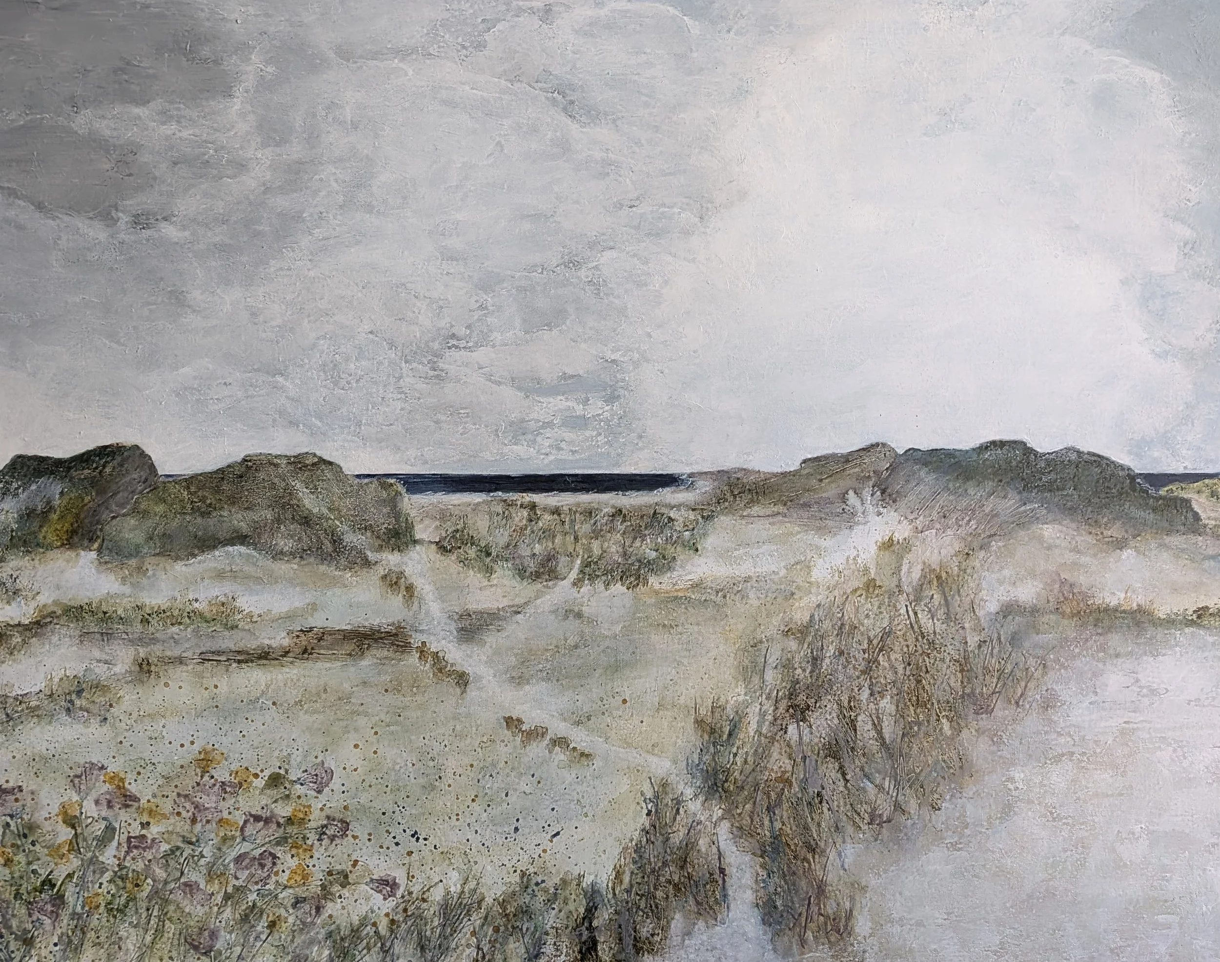 Eve Rumbaugh ALMOST THERE 48x36 in. Mixed Media $2000.jpg