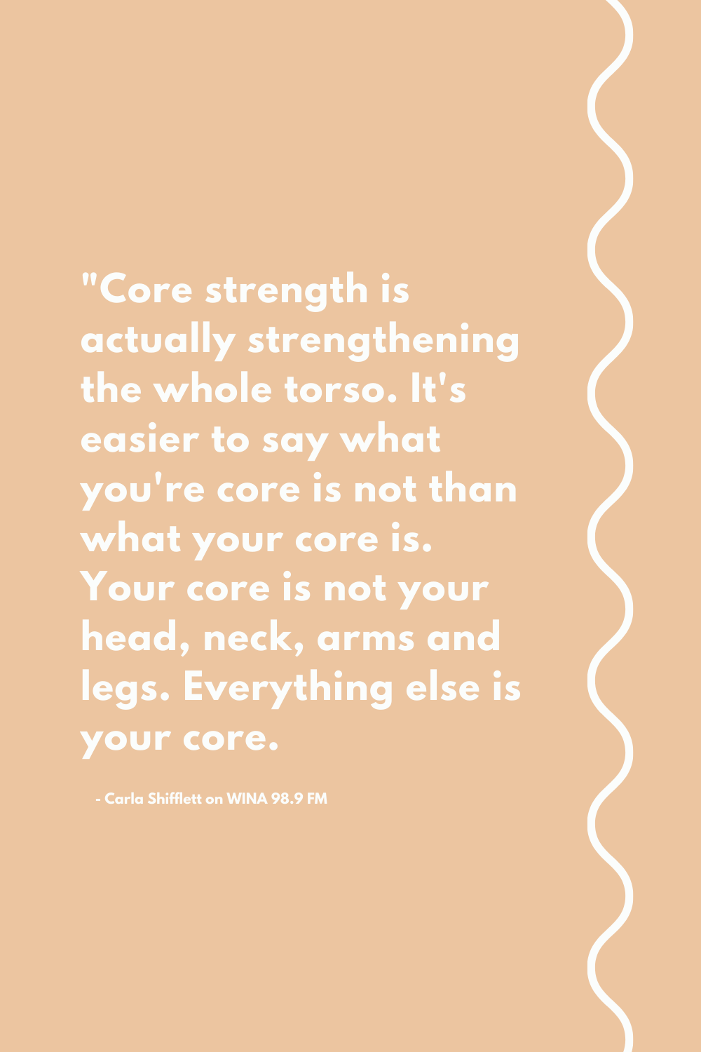 Carla Talks About The Core on WINI 98.9