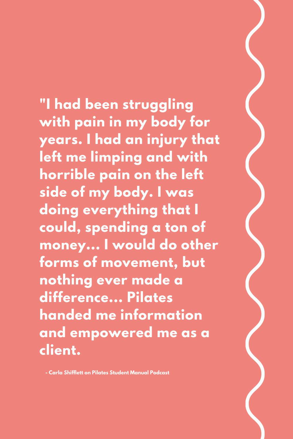 "The Healing Power of Pilates" -- Carla Shifflett on The Pilates Student Manual Podcast