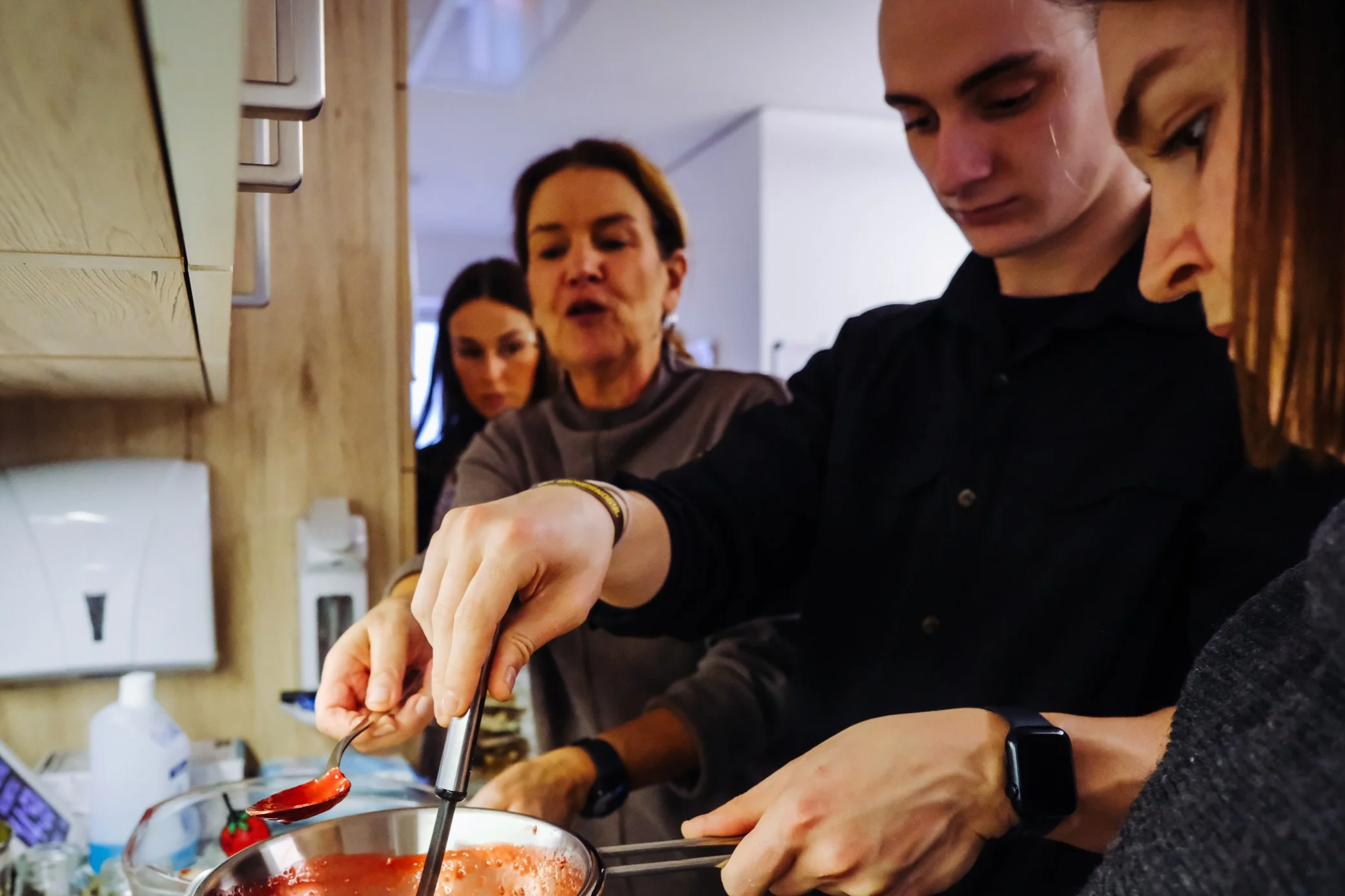 Marmelade kochen mit Azubis der NEULAND