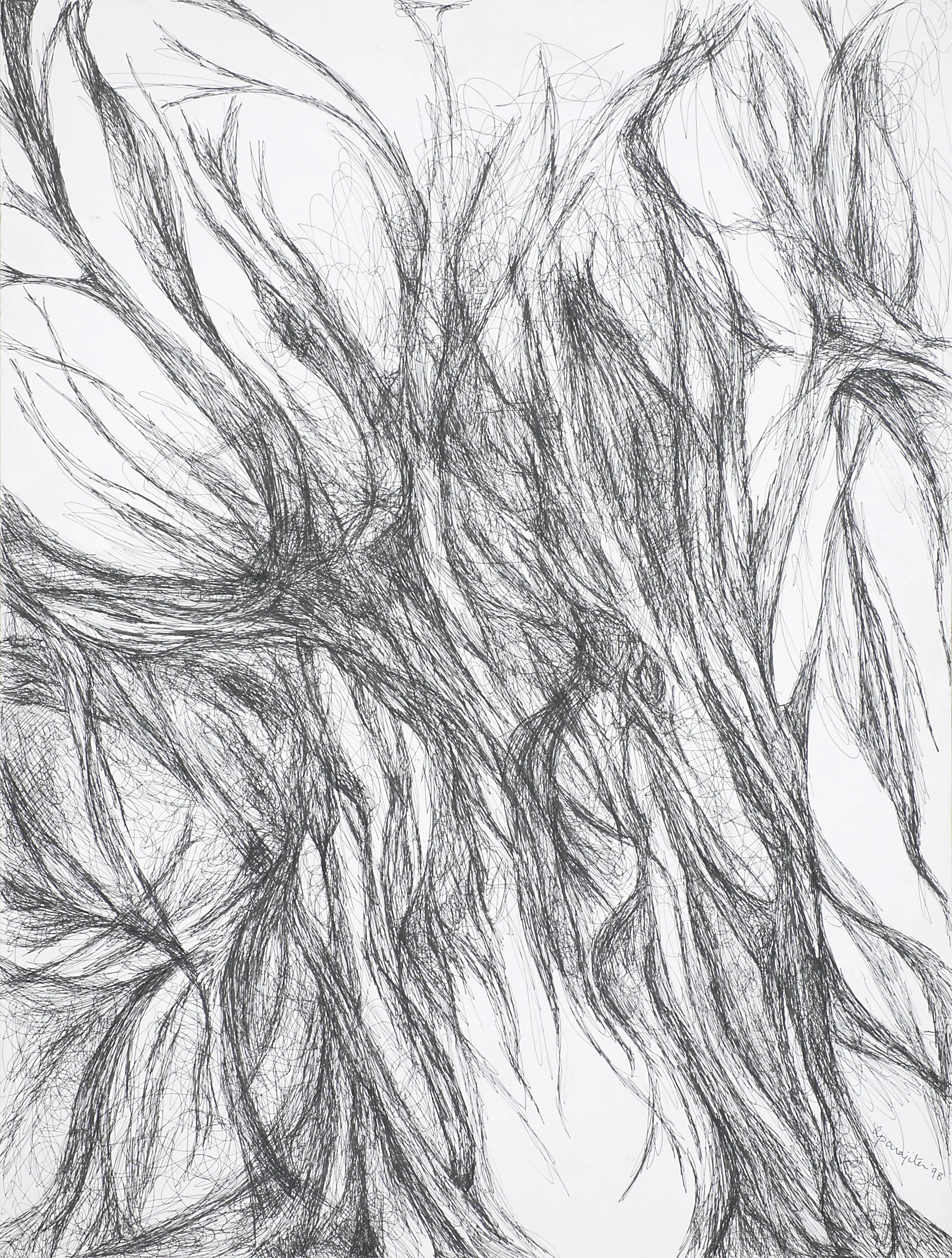 “Discovering .…. Perceiving”,
Pen & Ink on paper,
18” X 24”, 1998