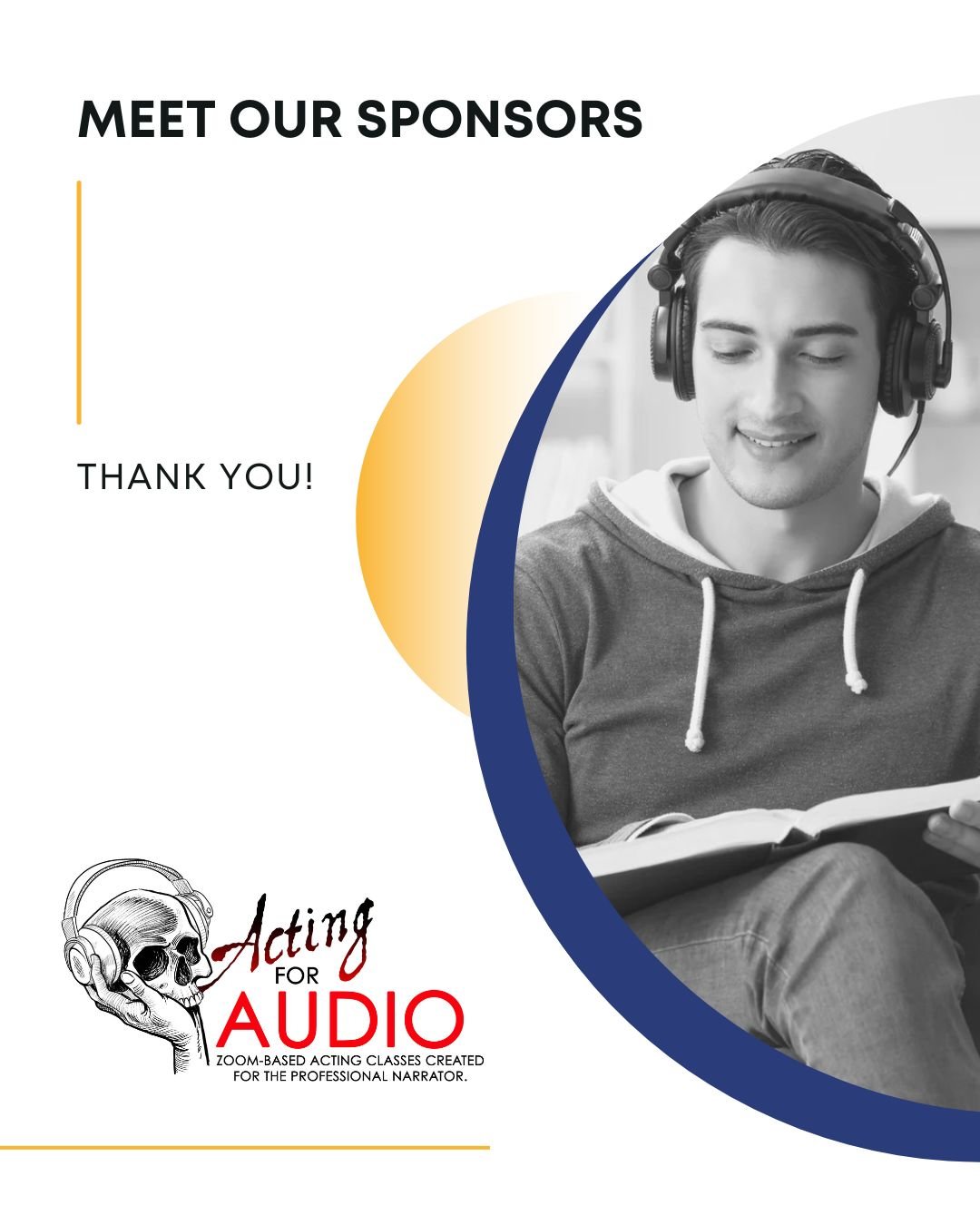 Meet Our Sponsor:
Thank you to Acting for Audio and Audiobooks at Sea for supporting Audiobooks! From immersive Zoom-based training to unforgettable learning cruises, they’re helping narrators elevate their craft on land and at sea.
#loveaudi
