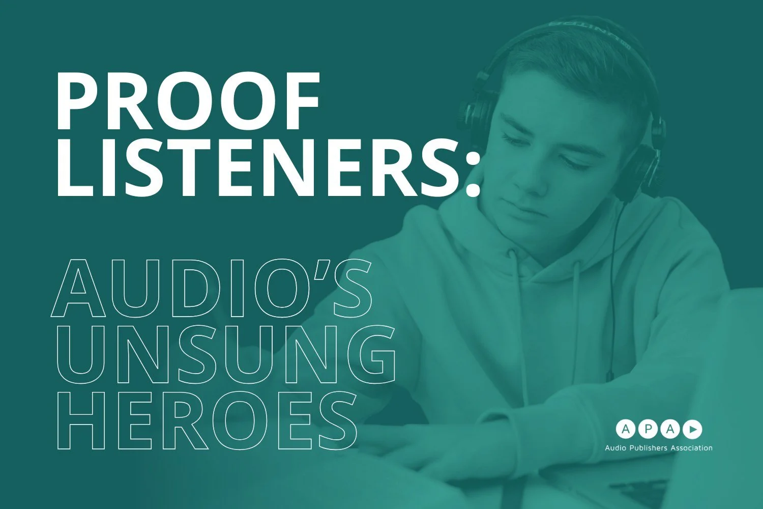 It was recently brought to our attention that proof listeners are often overlooked in the industry, and it&rsquo;s true - we did ourselves!

Proof listeners catch misreads, weird mouth noises, missing pickups, pacing issues, and tiny glitches that ca