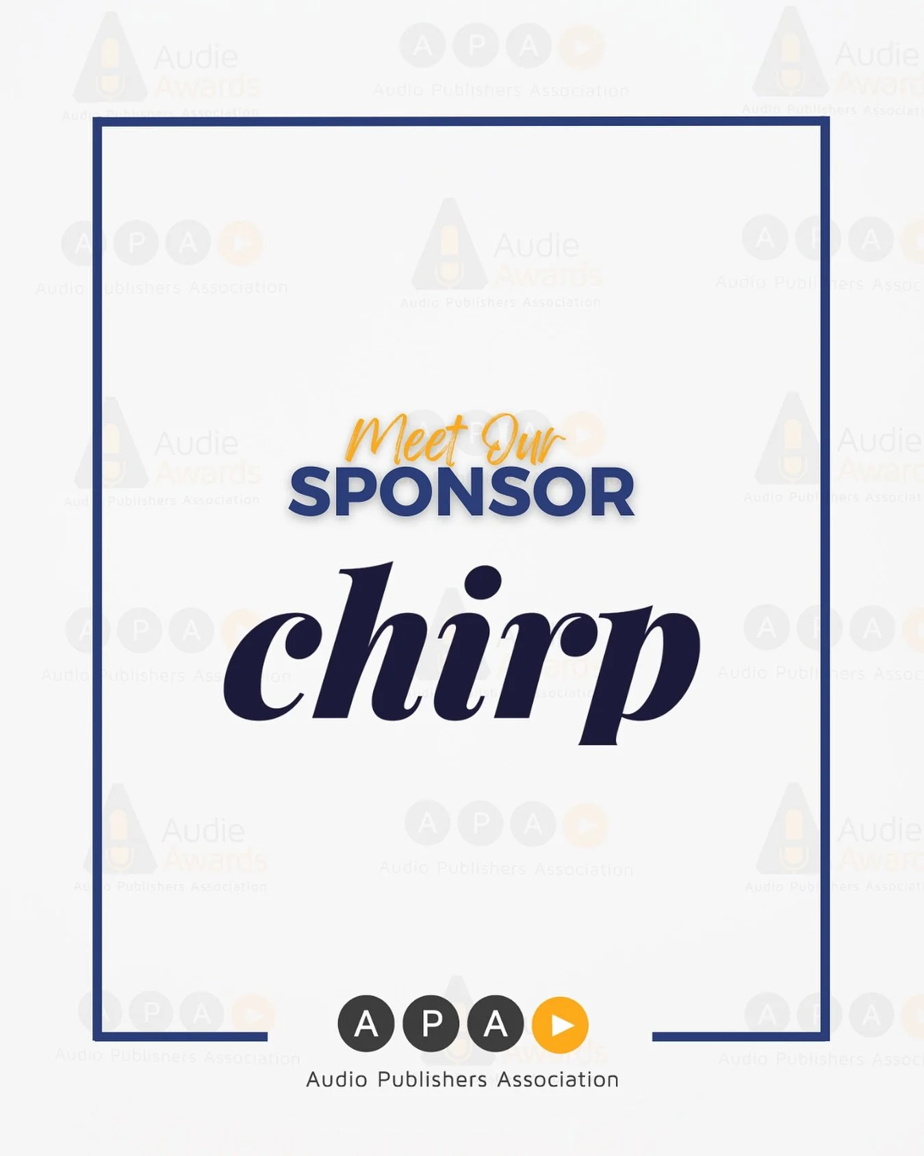 A huge thank you to our sponsor Chirp, the audiobook retailer powered by BookBub! Chirp offers listeners access to a full catalog of audiobooks &aacute; la carte with no subscription fees, with a focus on unbeatable limited-time deals in your favorit