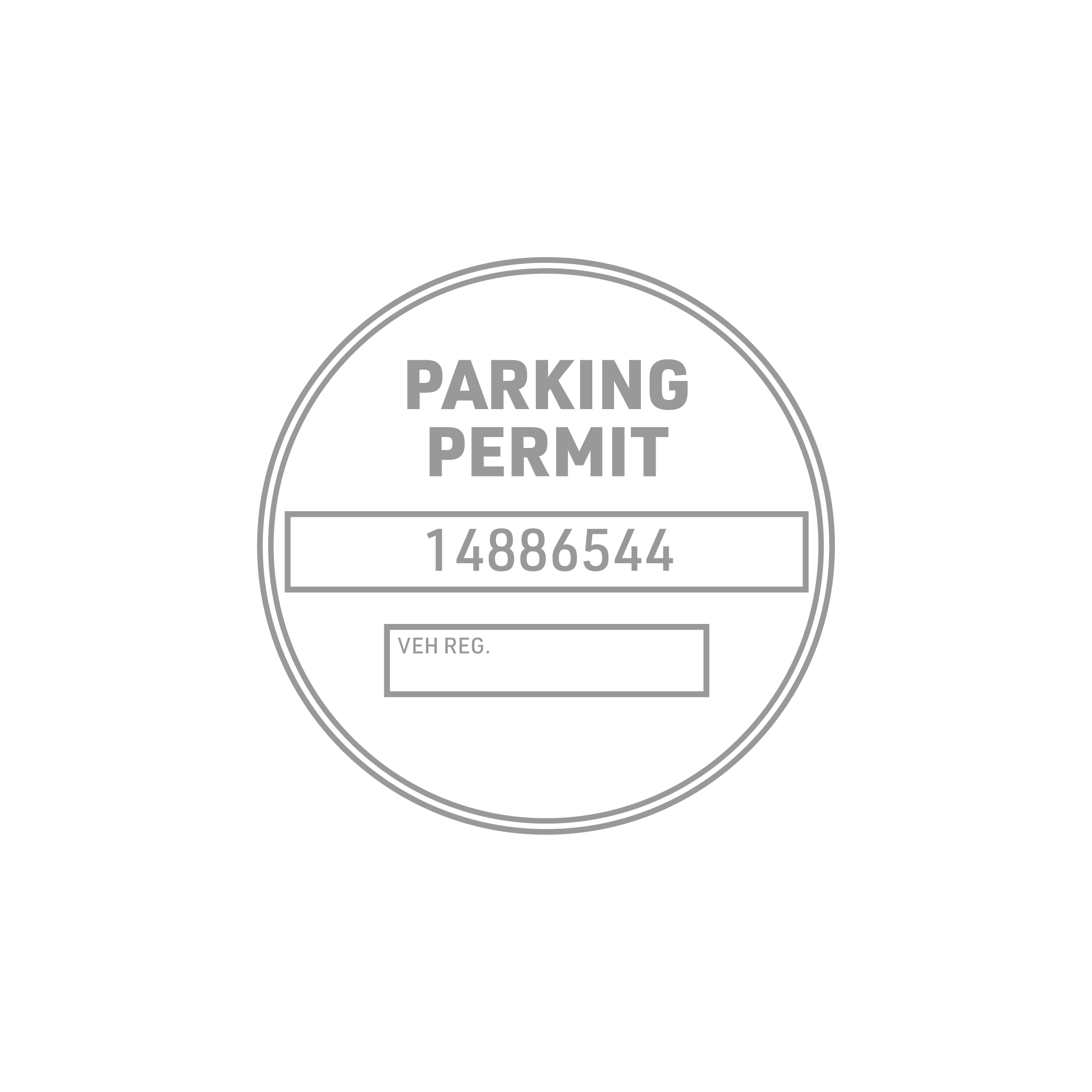 Parking stickers