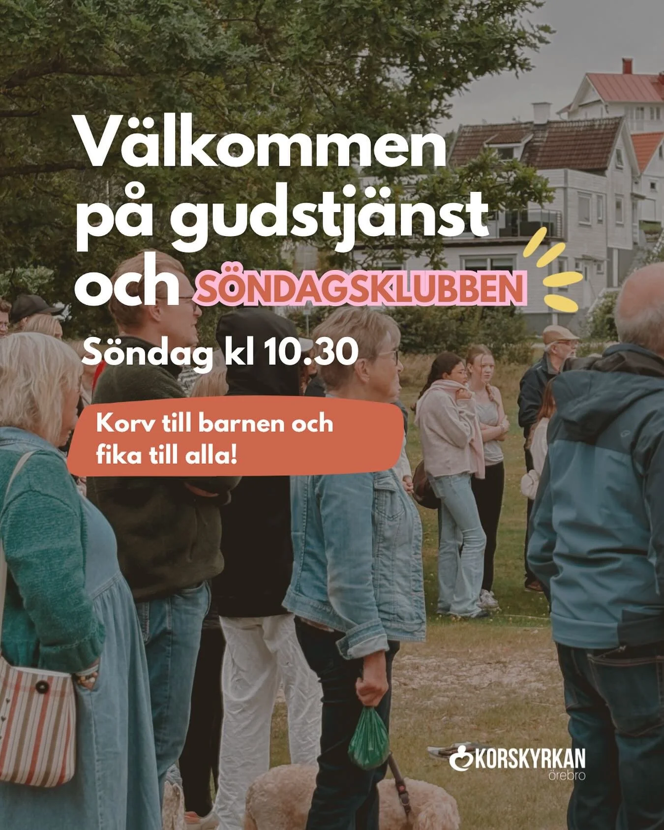 P&aring; s&ouml;ndag &auml;r det gudstj&auml;nst och DU &auml;r s&aring; v&auml;lkommen!🙌🏻