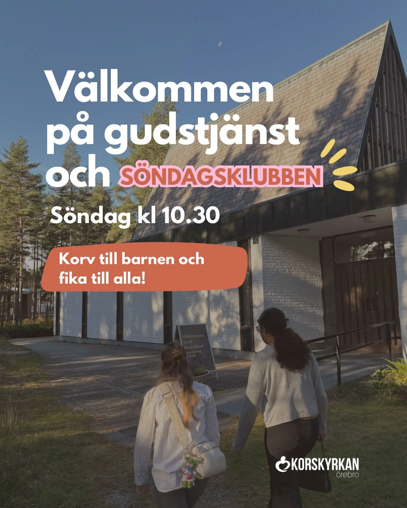 Varmt v&auml;lkommen in till v&auml;rmen och Gudstj&auml;nst p&aring; s&ouml;ndag kl 10:30 i Korskyrkan🙌🏻🍂