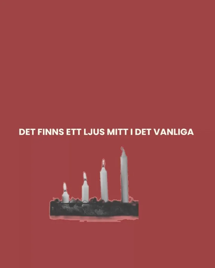 Finns det ett ljus mitt i det vanliga?
Det finns ett STORT ljus som vill lysa i hela ditt liv med allt vad det &auml;r.

🕯️🕯️🕯️🕯️Det &auml;r fj&auml;rde advent, v&auml;ntan och ankomst, Jesus vill ge dig tro, n&aring;d och r&auml;ddning.