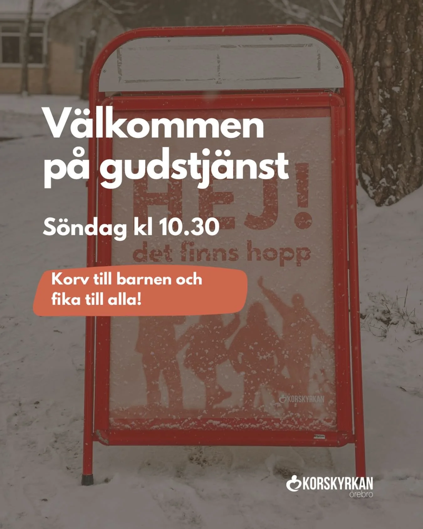 Varmt v&auml;lkommen och fira gudstj&auml;nst tillsammans med oss imorgon kl 10:30🙌🏻 s&ouml;ndagsklubben drar ig&aring;ng n&auml;sta vecka!