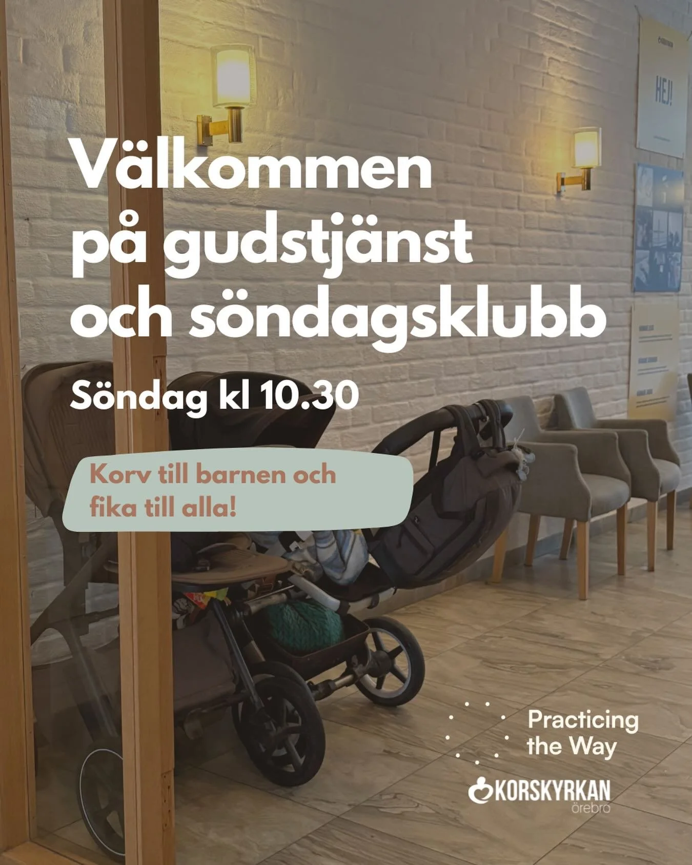 V&auml;lkommen till korskyrkan p&aring; s&ouml;ndag kl 10.30🙌🏻 
&mdash;>Predikan, lovs&aring;ng, dop, nattvard och s&ouml;ndagsklubb!