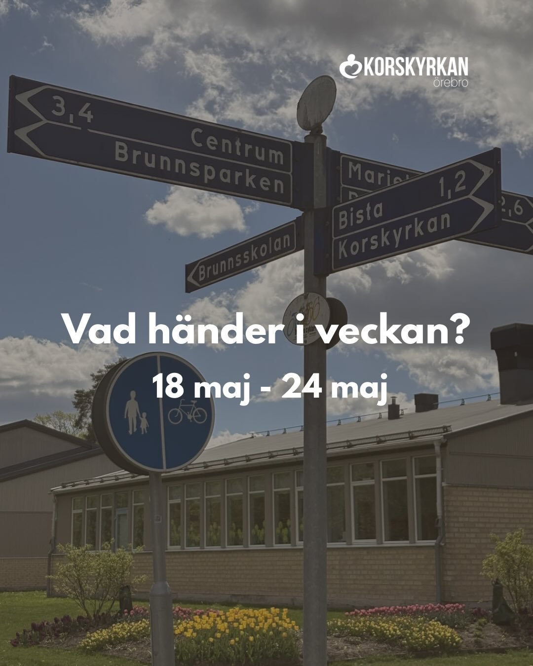 Detta h&auml;nder i veckan 👆🏼
Sommaren n&auml;rmar sig och v&aring;ra verksamheter har terminsavslutning. 
P&aring; s&ouml;ndag &auml;r det avslutningsfest i korskyrkan kl 10.30 d&auml;r alla &auml;r varmt v&auml;lkomna!