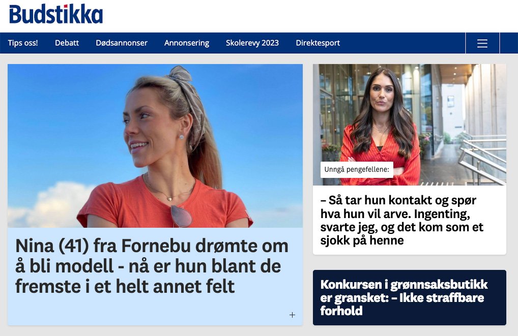 Media: Genus i Budstikka.no