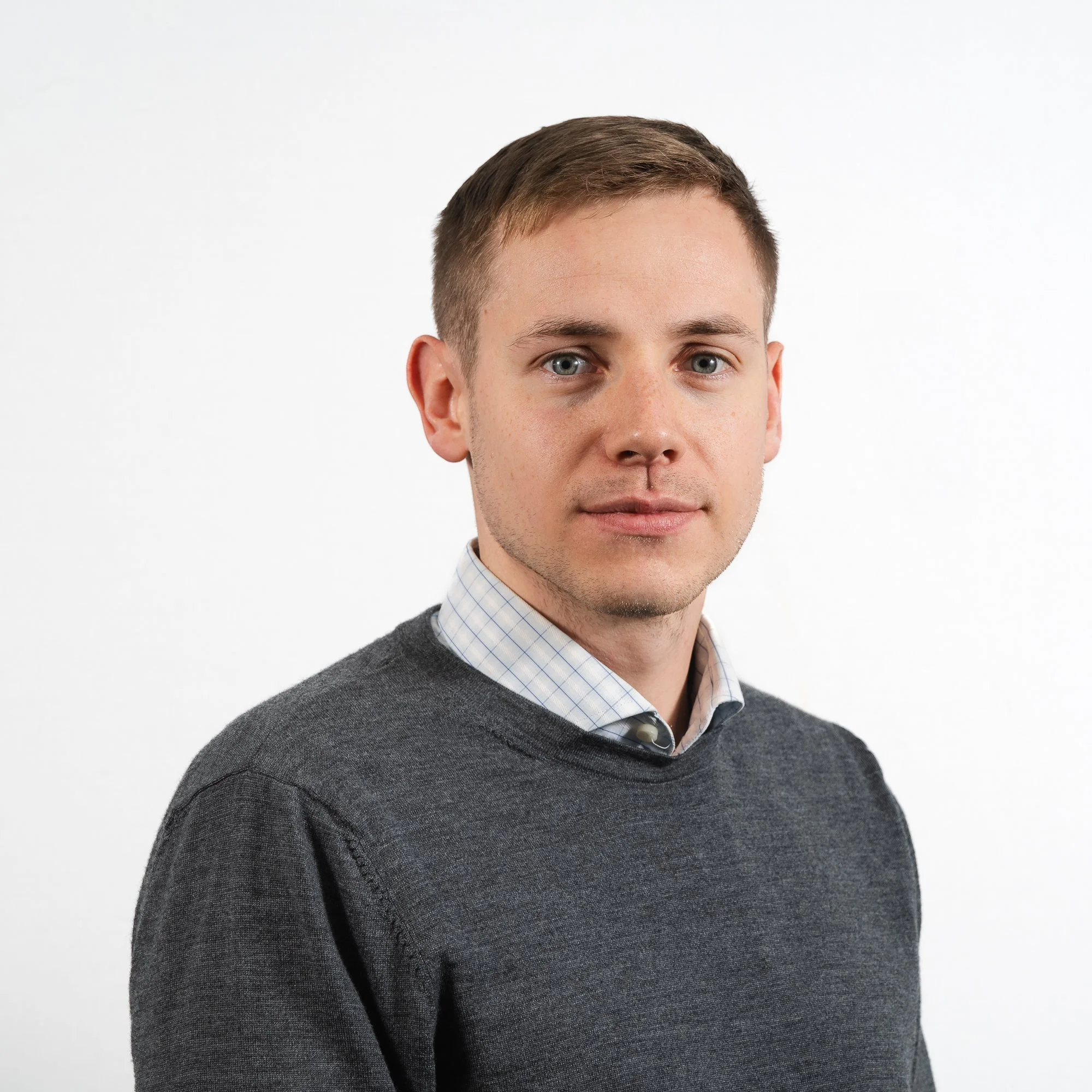 Genus employee portrait of man