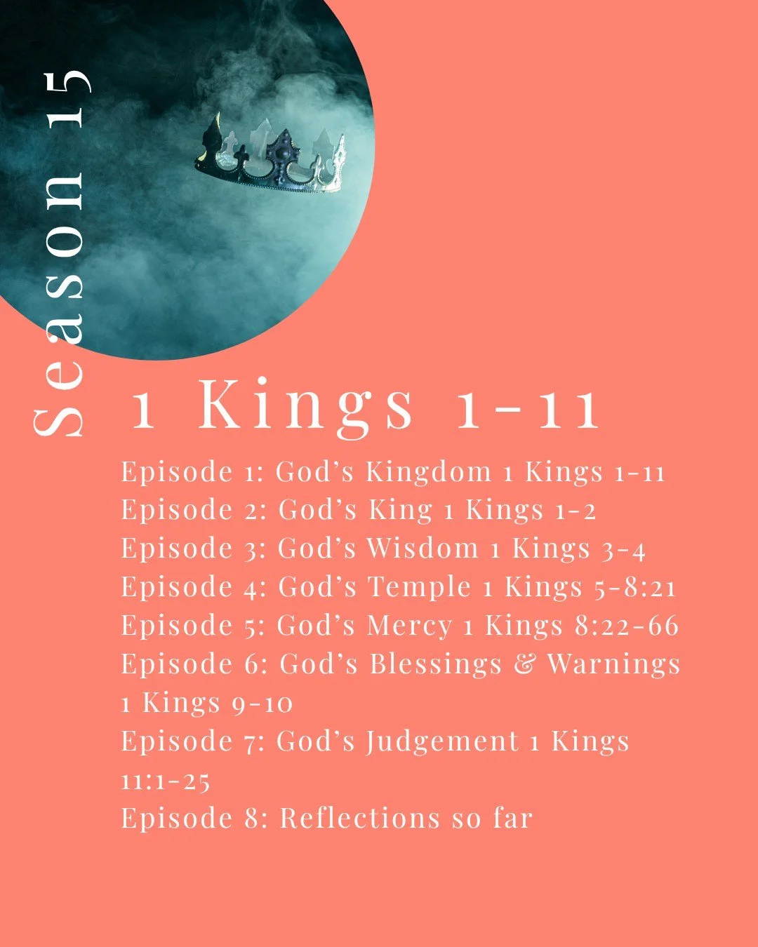👑 Kingdoms rise. Kings fall. Wisdom, warnings, mercy, and judgment&mdash;1 Kings has it all.

🎙 Our new podcast series has launched and it dives deep into God&rsquo;s story in 1 Kings&hellip; and why it still matters today.

Have you started listen