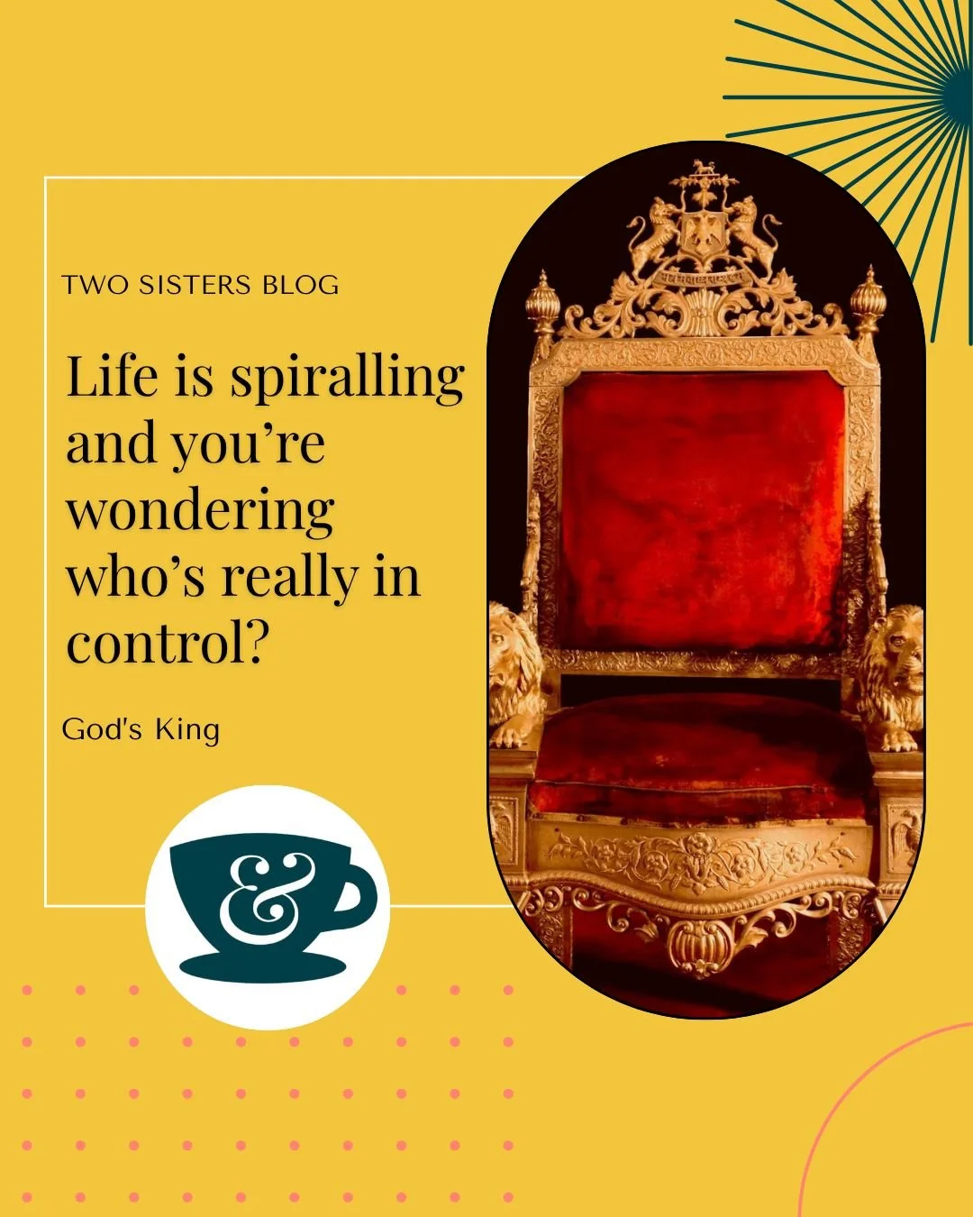 Ever feel like life’s spinning out of control — people making decisions you can’t influence, plans falling apart, and chaos closing in?
That’s exactly how 1 Kings begins: a weary King David, a power-hungry son, and a kingdom