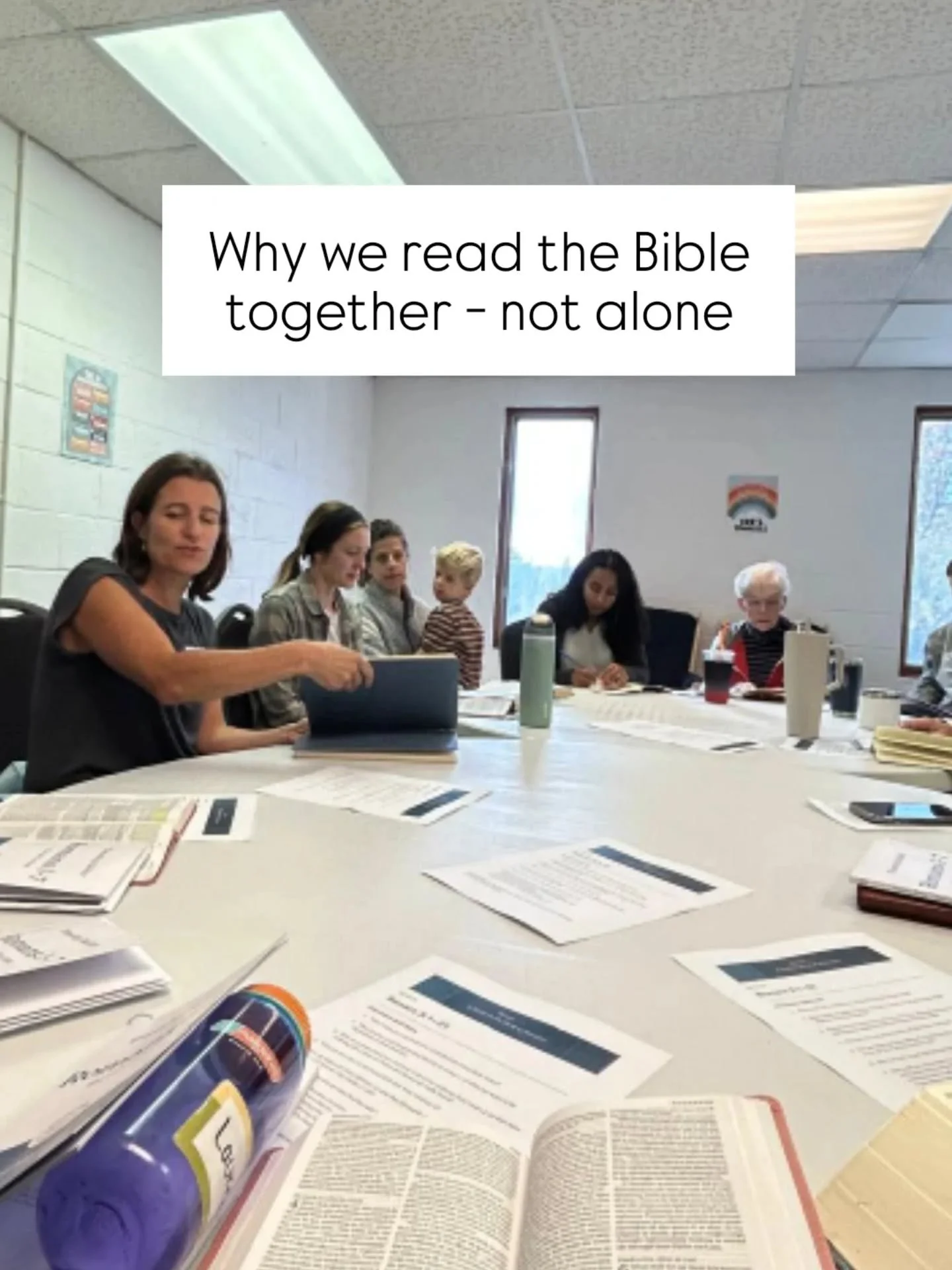 The Bible was never meant to be read in isolation.
When we open God&rsquo;s Word with others, we join something bigger &mdash; His church, His people, His story.
Let&rsquo;s keep learning together.

#faithandfriendship #churchcommunity #bibletogether