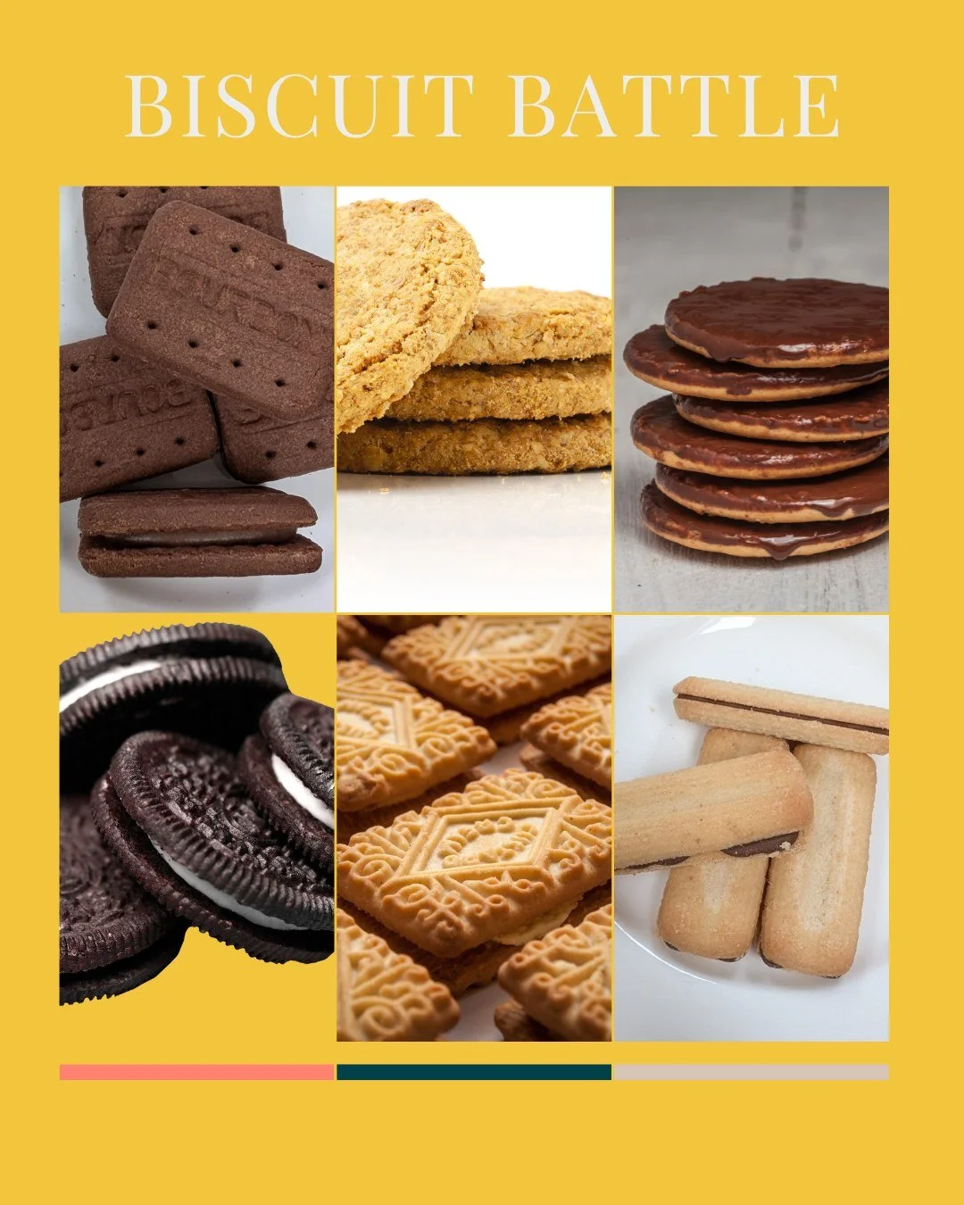 🍪 Battle of the British Biscuits! 

It&rsquo;s time to settle this once and for all&hellip; which biscuit reigns supreme with a cuppa? 

The Contenders:
🍫 Bourbon &ndash; Classic chocolate-on-chocolate perfection.
🌾 Hobnob &ndash; Oaty, crunchy, a