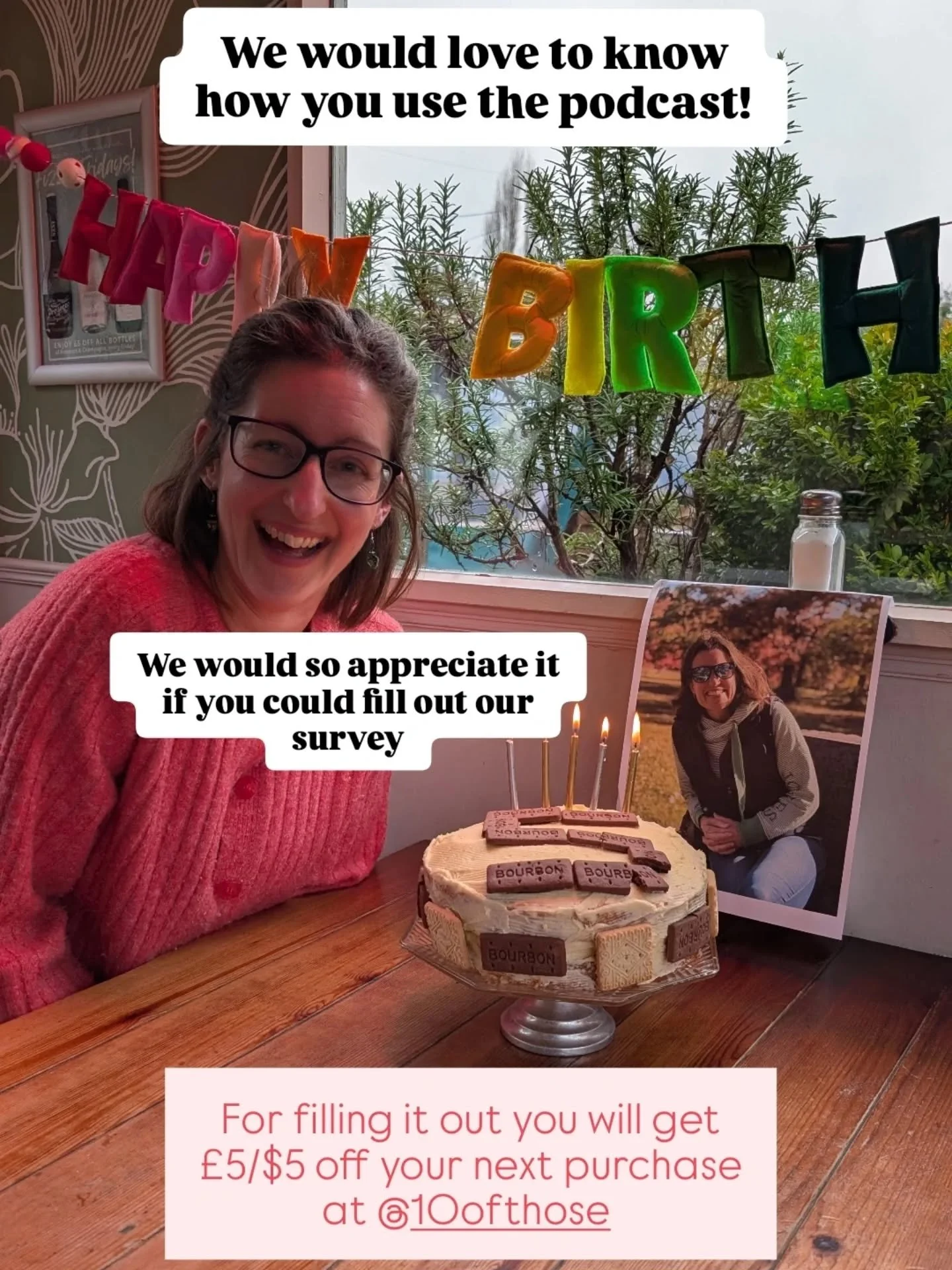 We would love to learn more from you about how you listen to the podcast

Here is the link to our 5th birthday questionnaire and get &pound;5/$5 off your next purchase at @10ofthose

You will also be entered into a drawer to receive a &pound;40/$40 v