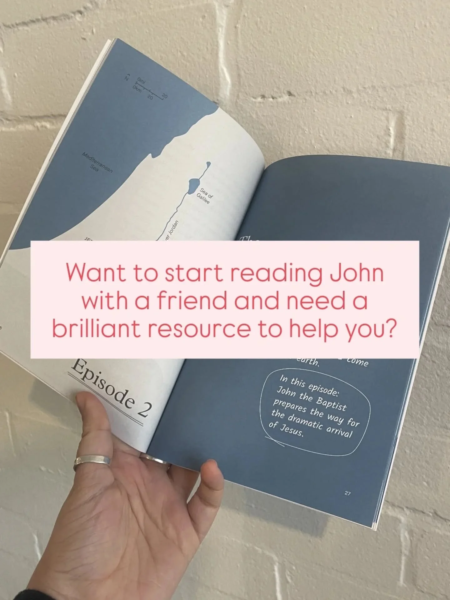 The Word 121 is a wonderful resource that aims to walk unbelievers through John's gospel in manageable, bitesized episodes, helping them to encounter Jesus.  Rather than questions to answer, the Word 121 is a guided read through of the text, enabling