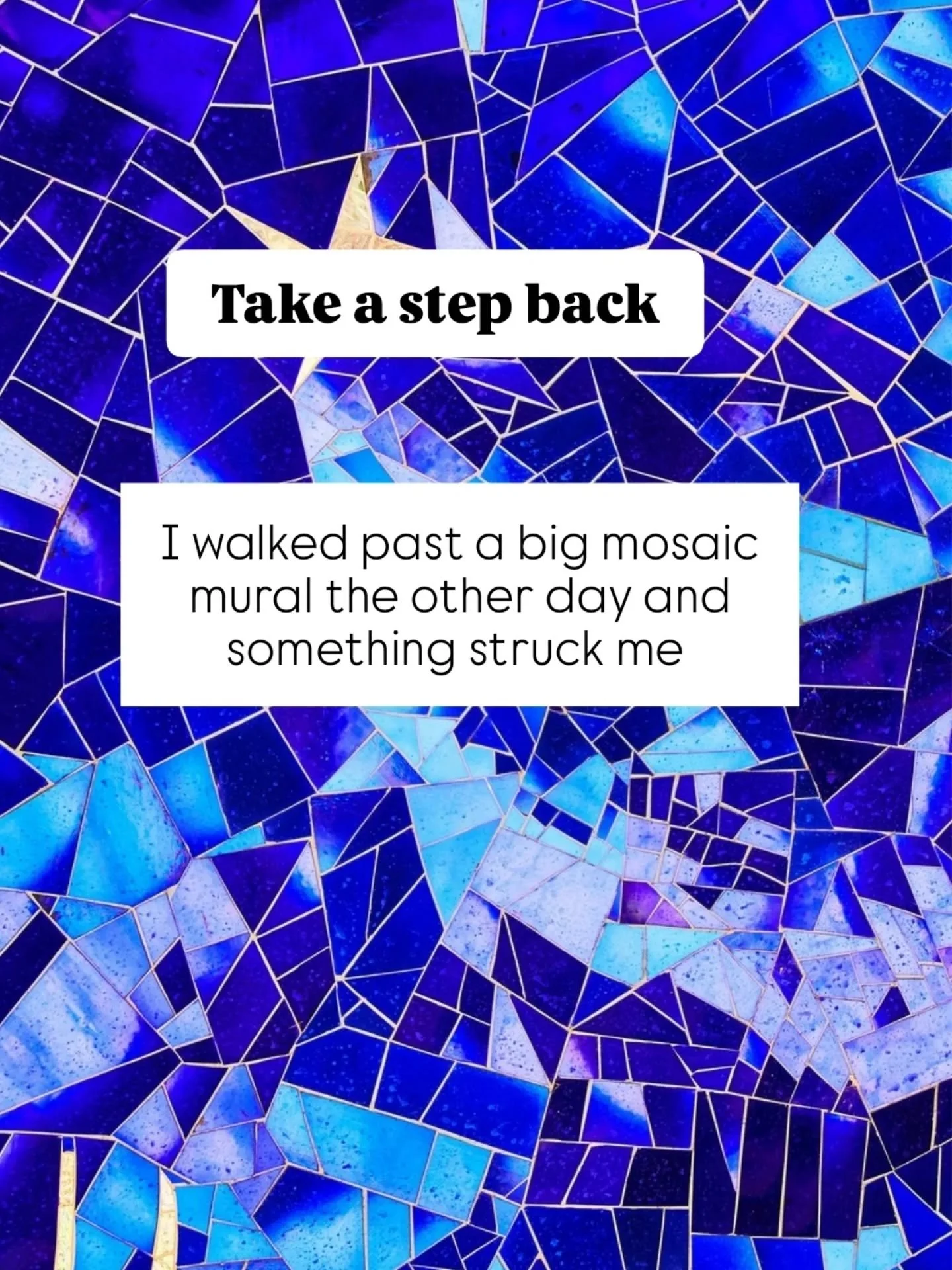 Sometimes life up close feels a bit like a pile of broken pieces.
Messy. Slow. Hard to see what God is doing.
But the letter of Epistle to the Ephesians invites us to step back and see the bigger picture &mdash; a cosmic vision of Christ, his love fo