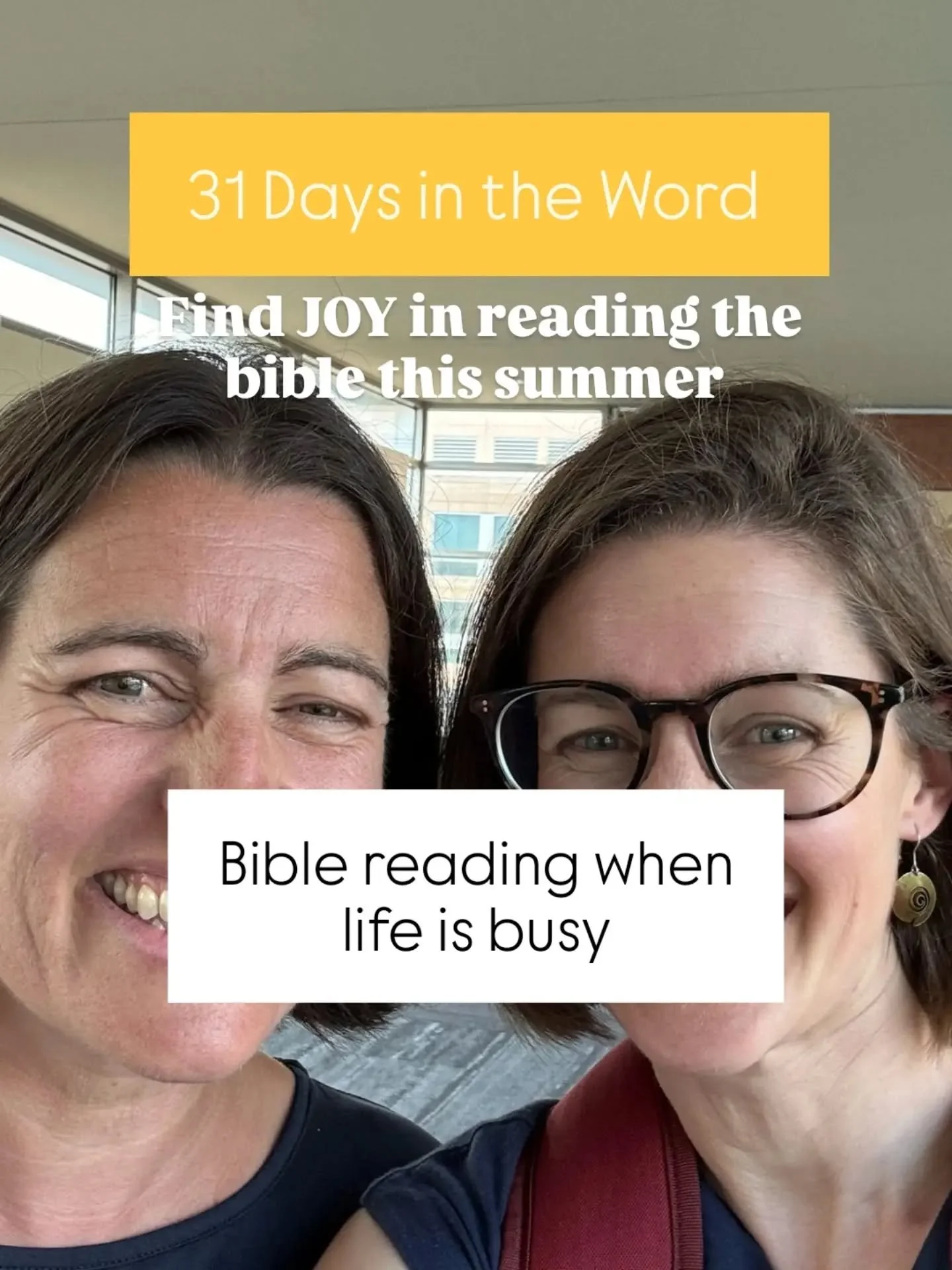We get summer can be busy. 
Sometimes finding joy in the Bible again starts with removing the pressure

Why not send this to a friend who might need to hear this today and follow us @twosisters_and_acupoftea for more daily encouragements this August.