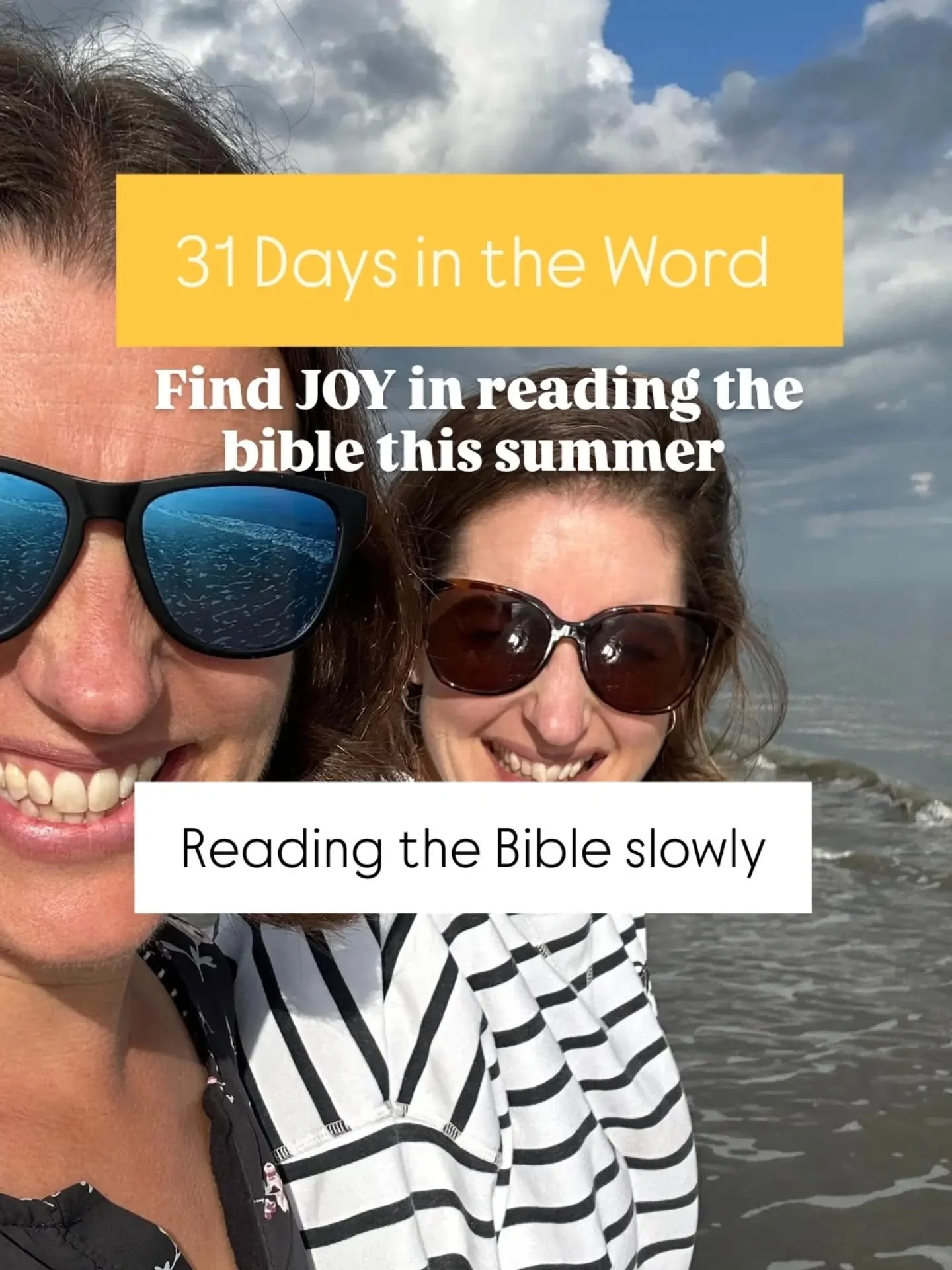 Why not send this to a friend who might need to hear this today and follow us @twosisters_and_acupoftea for more daily encouragements this August. Let's find joy in this busy summer time to remind ourselves of the joy found in reading scripture